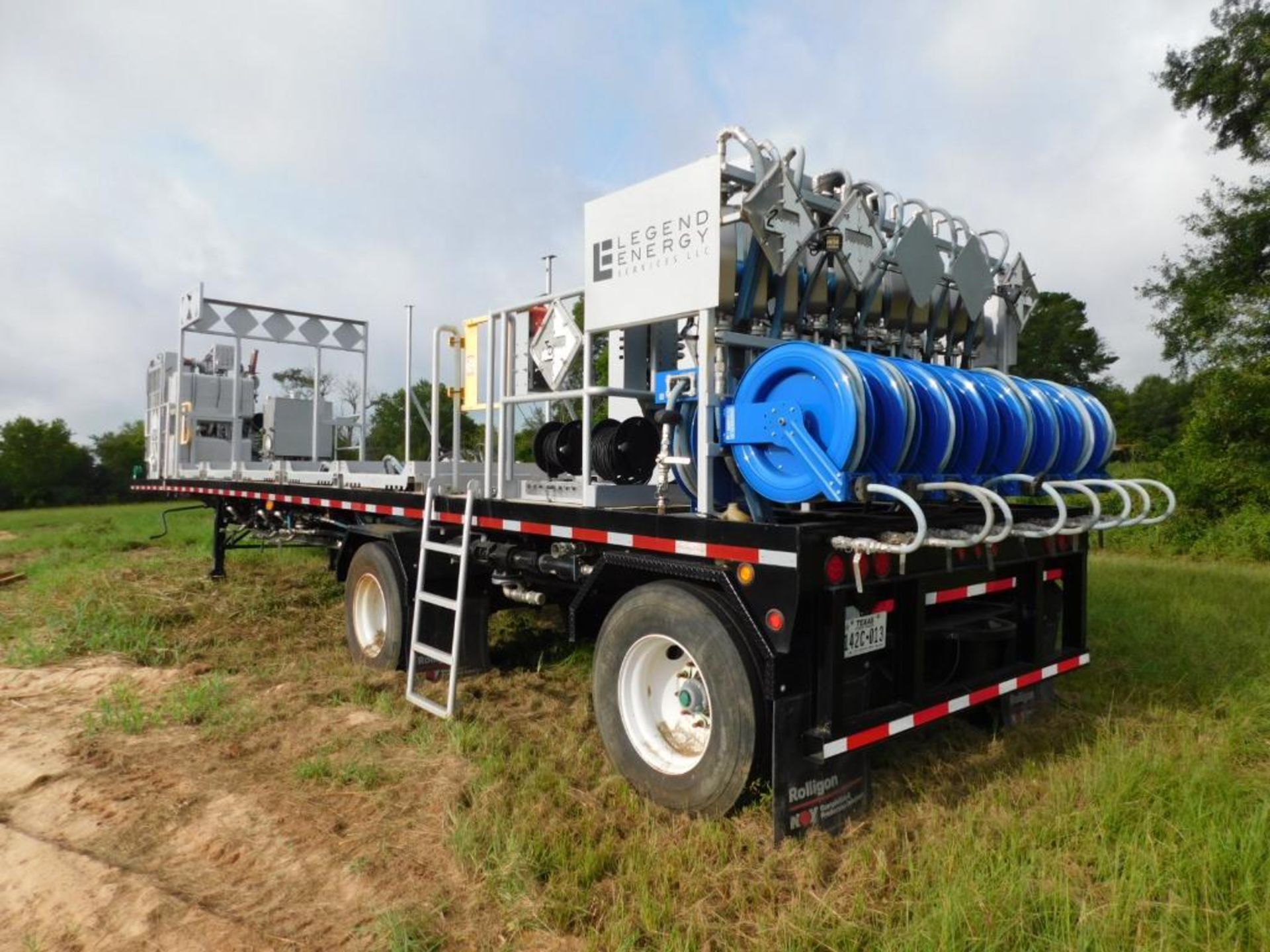 2018 NOV Rolligon Model C1T-3511LAS 2-Axle Chemical Addition Unit on B.T. Trailers 80,000 lb. Traile - Image 7 of 11