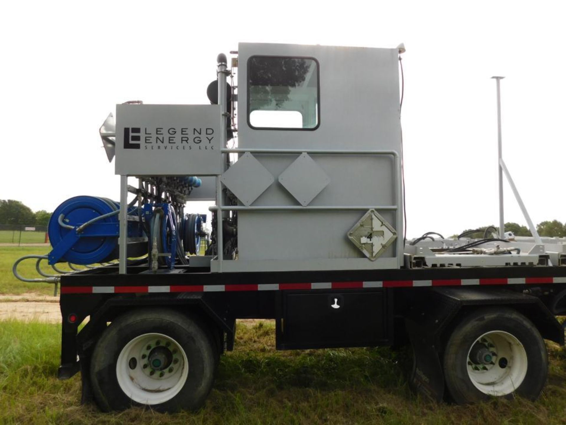 2018 NOV Rolligon Model C1T-3511LAS 2-Axle Chemical Addition Unit on B.T. Trailers 80,000 lb. Traile - Image 2 of 11