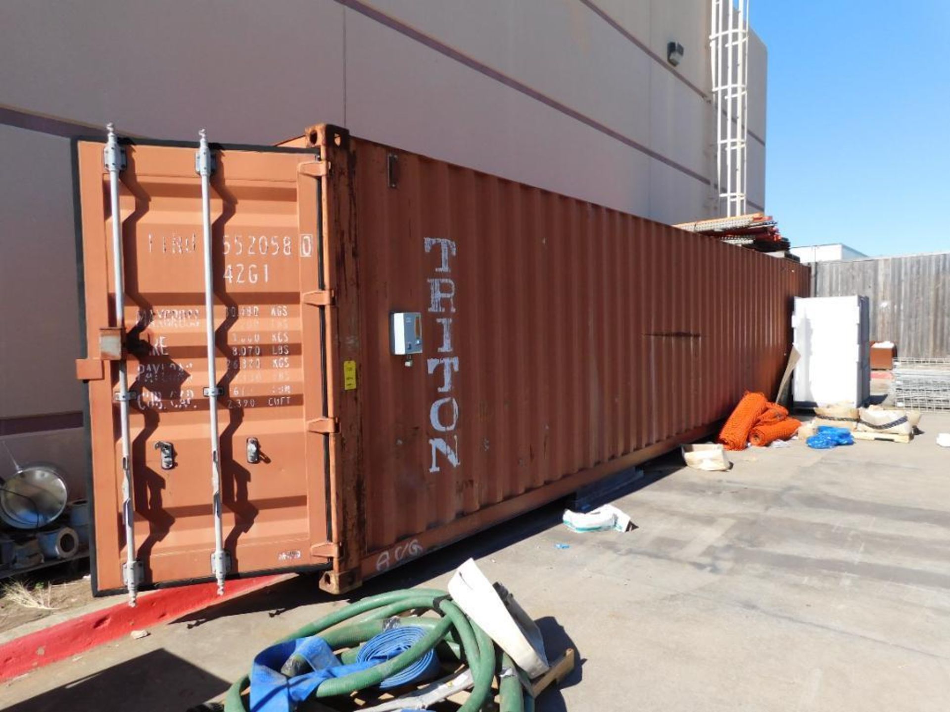 LOT: 40 ft. Container with Contents of Assorted HVAC Supplies