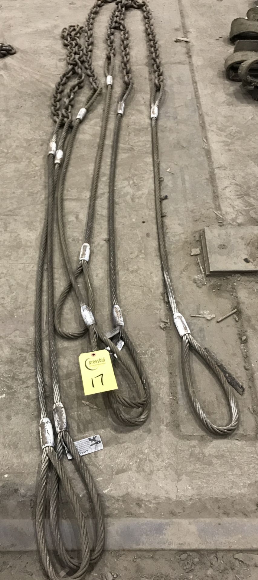 (3) AAA Wire Rope & Sling