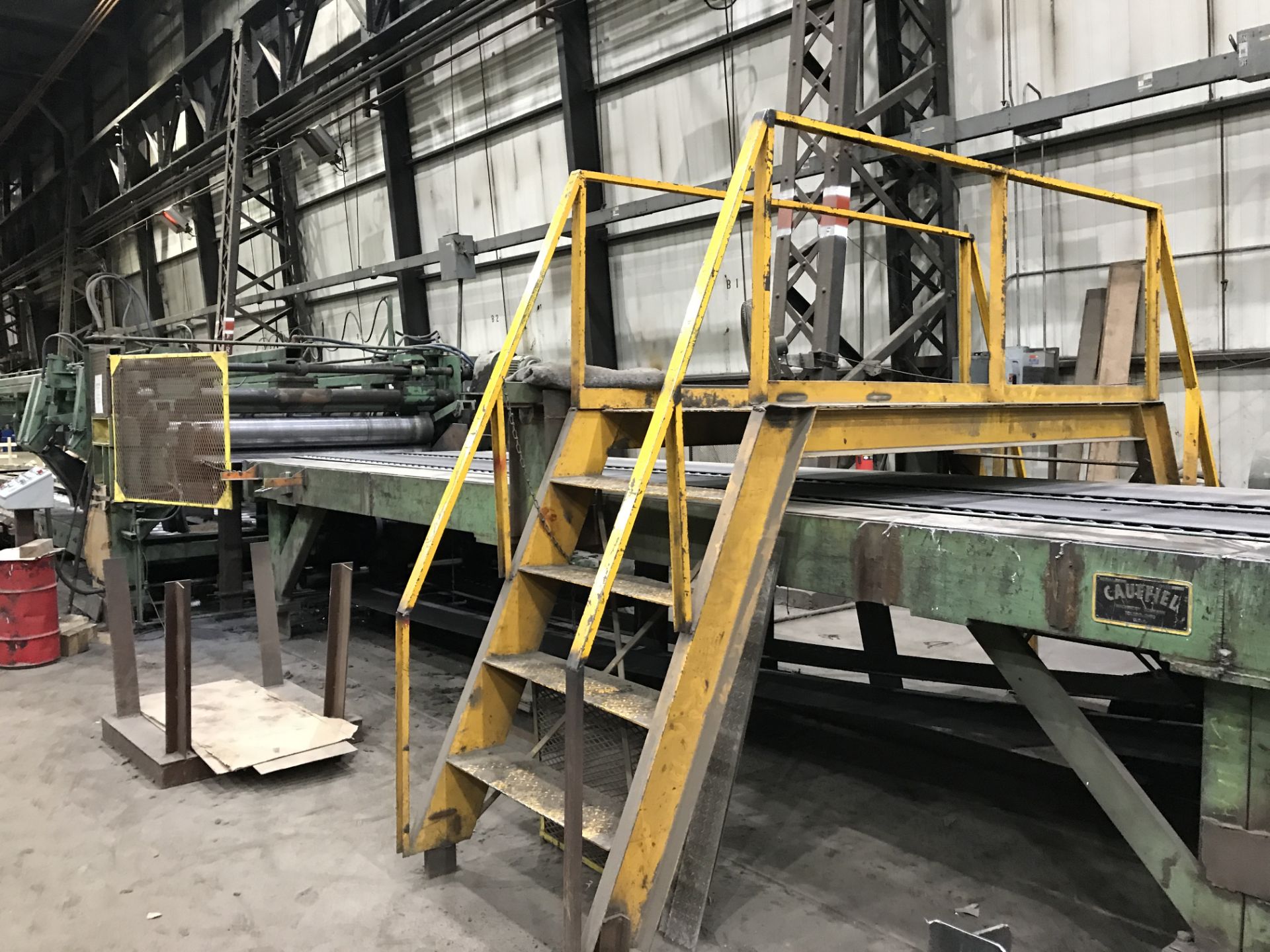 84" x .500" x 40,000 Lbs Herr Voss Cut-To-Length Line - Image 11 of 19