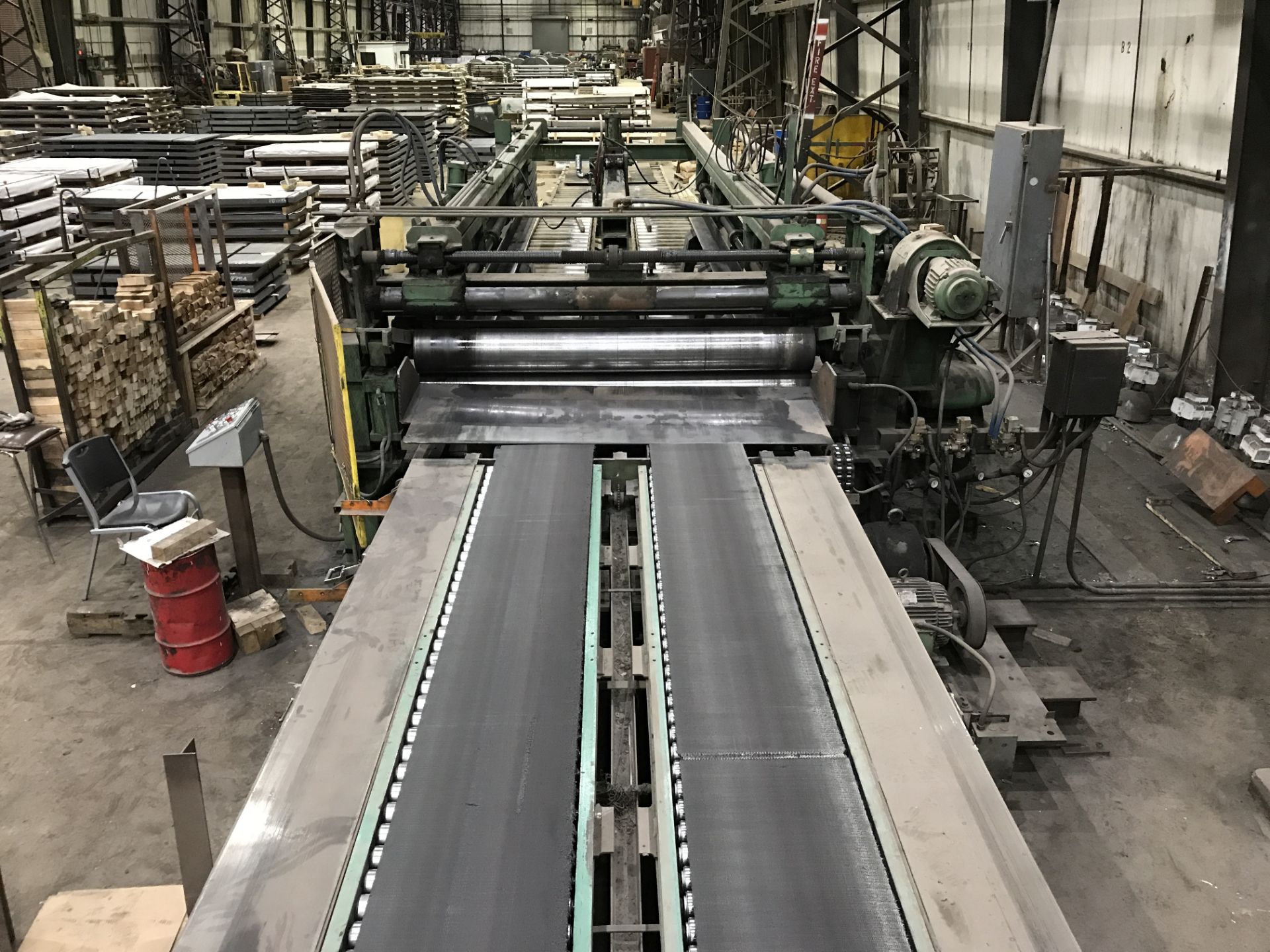 84" x .500" x 40,000 Lbs Herr Voss Cut-To-Length Line - Image 12 of 19