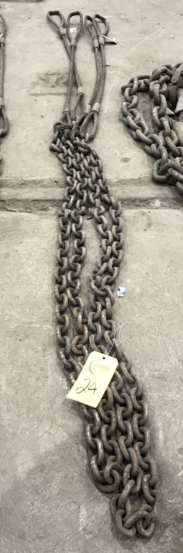 (2) AAA Wire Rope & Sling