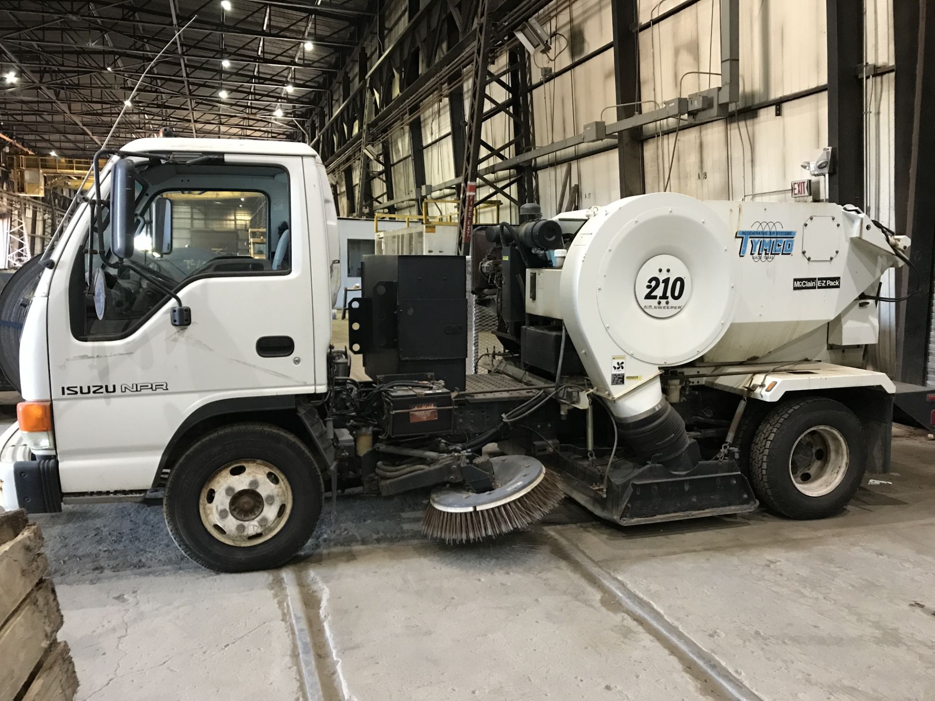 Tymco 210 Driving Air Sweeper