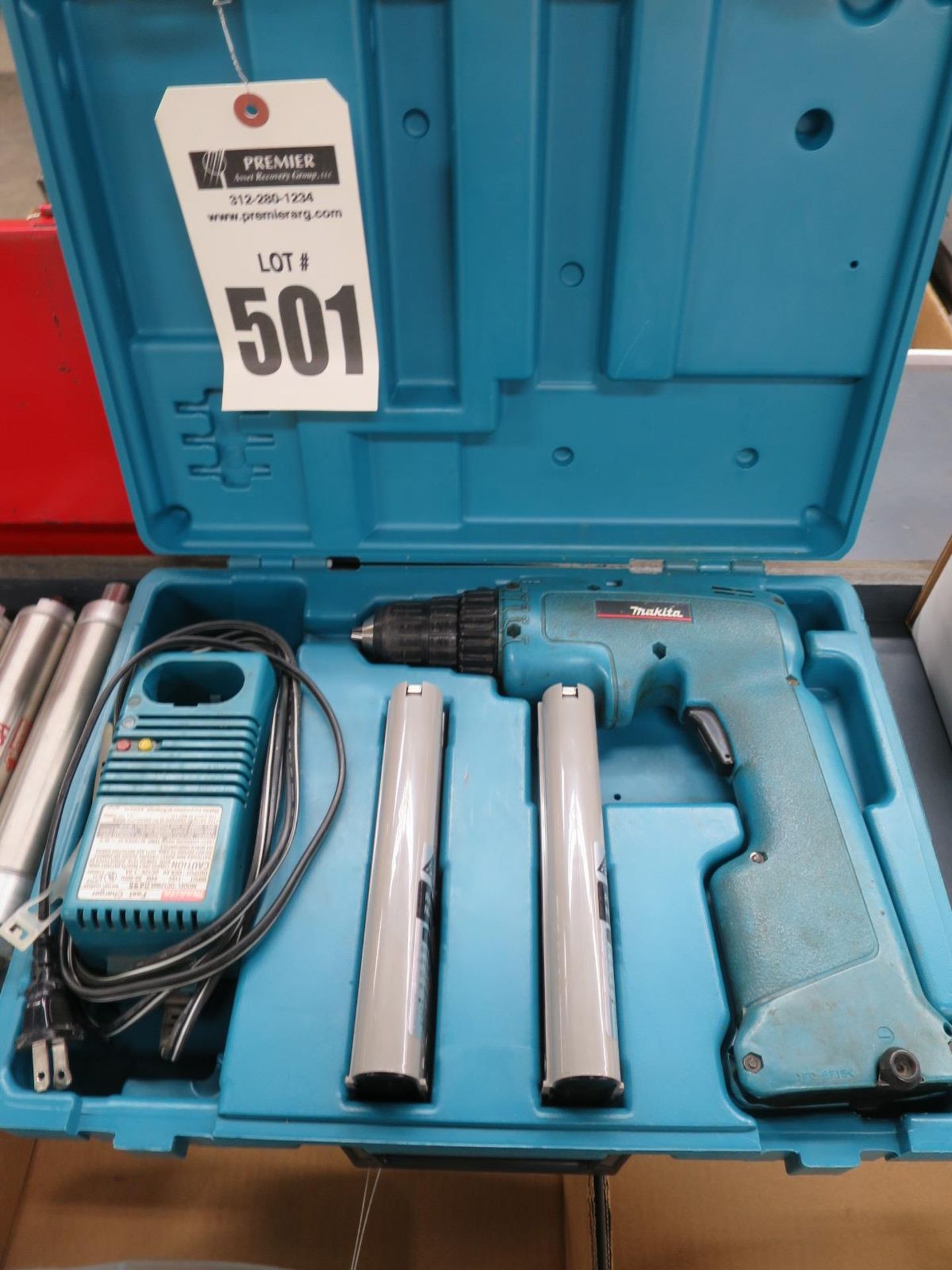 Makita 6011D Electric Drill With Batteries And Charger