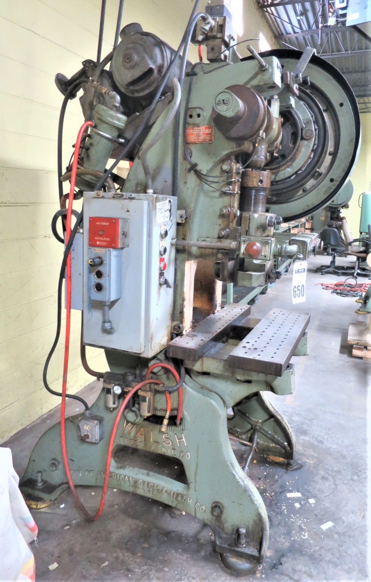 Walsh 20 Ton Variable Speed OBI Punch Press Model 20 - Image 3 of 5