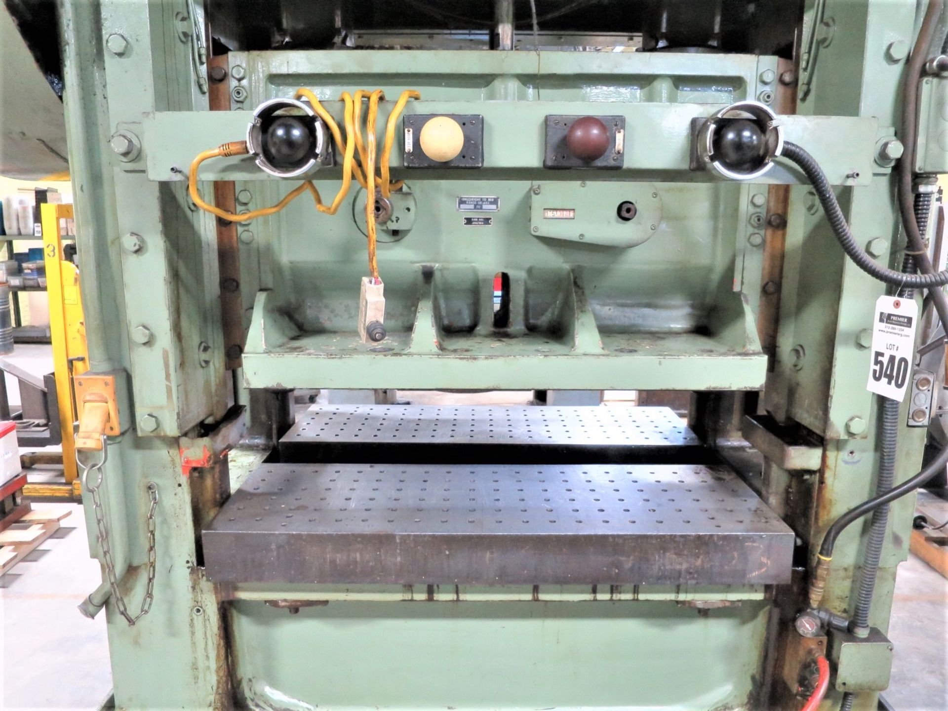 Minster 75 Ton Piece-Maker Variable Speed Straight Side Stamping Press Model P2-75-42, Sn P2-75- - Image 2 of 7