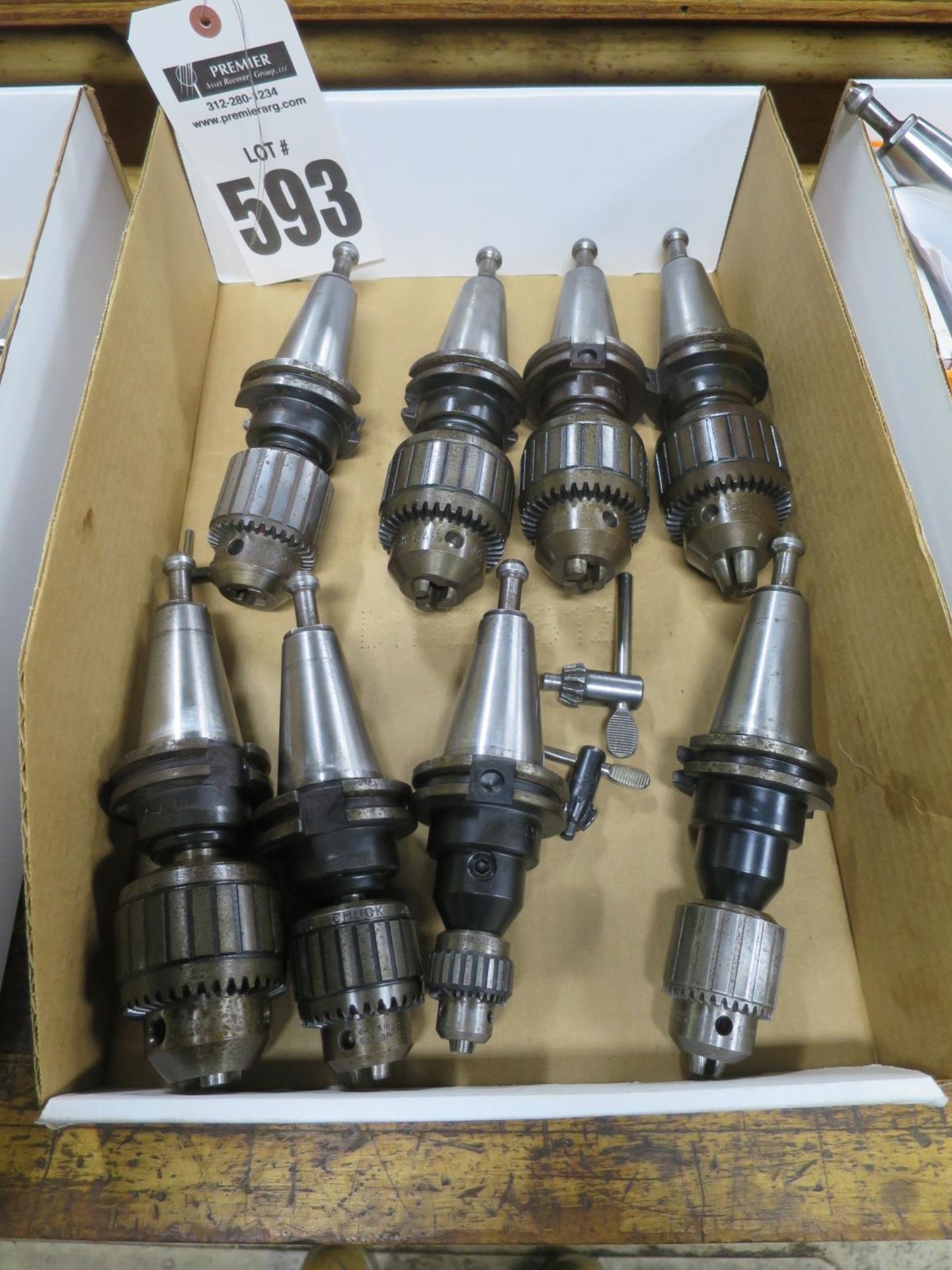 (8) 40 Taper Tool Holders