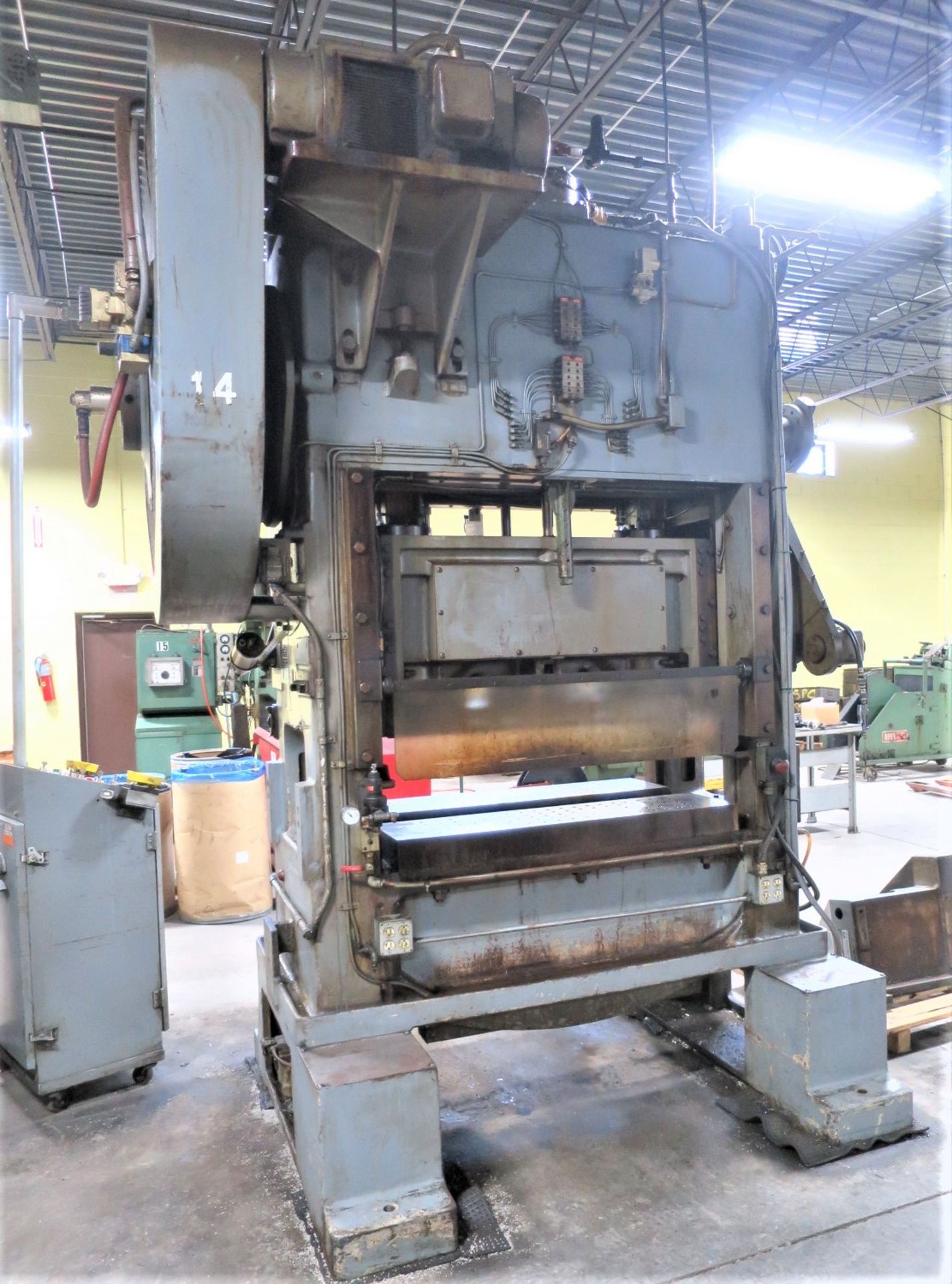 Minster 100 Ton Piece-Maker Variable Speed Stamping Press Model P2-100-48, Sn P2-100-18493 48 x 31 - Image 4 of 7