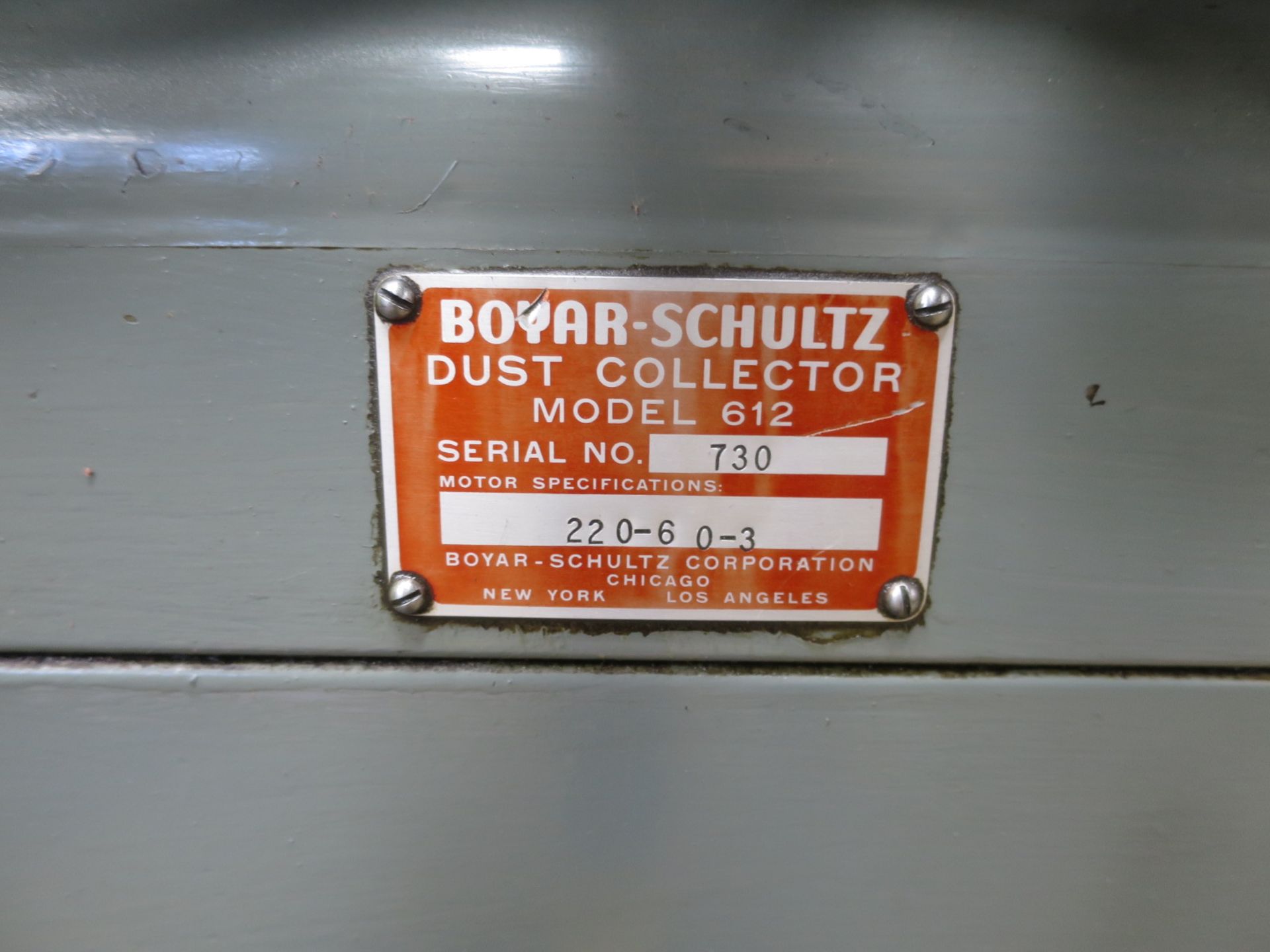Boyar Schultz 612 Surface Grinder With Walker Ceramax Magnetic Chuck And Built In Dust - Image 3 of 3