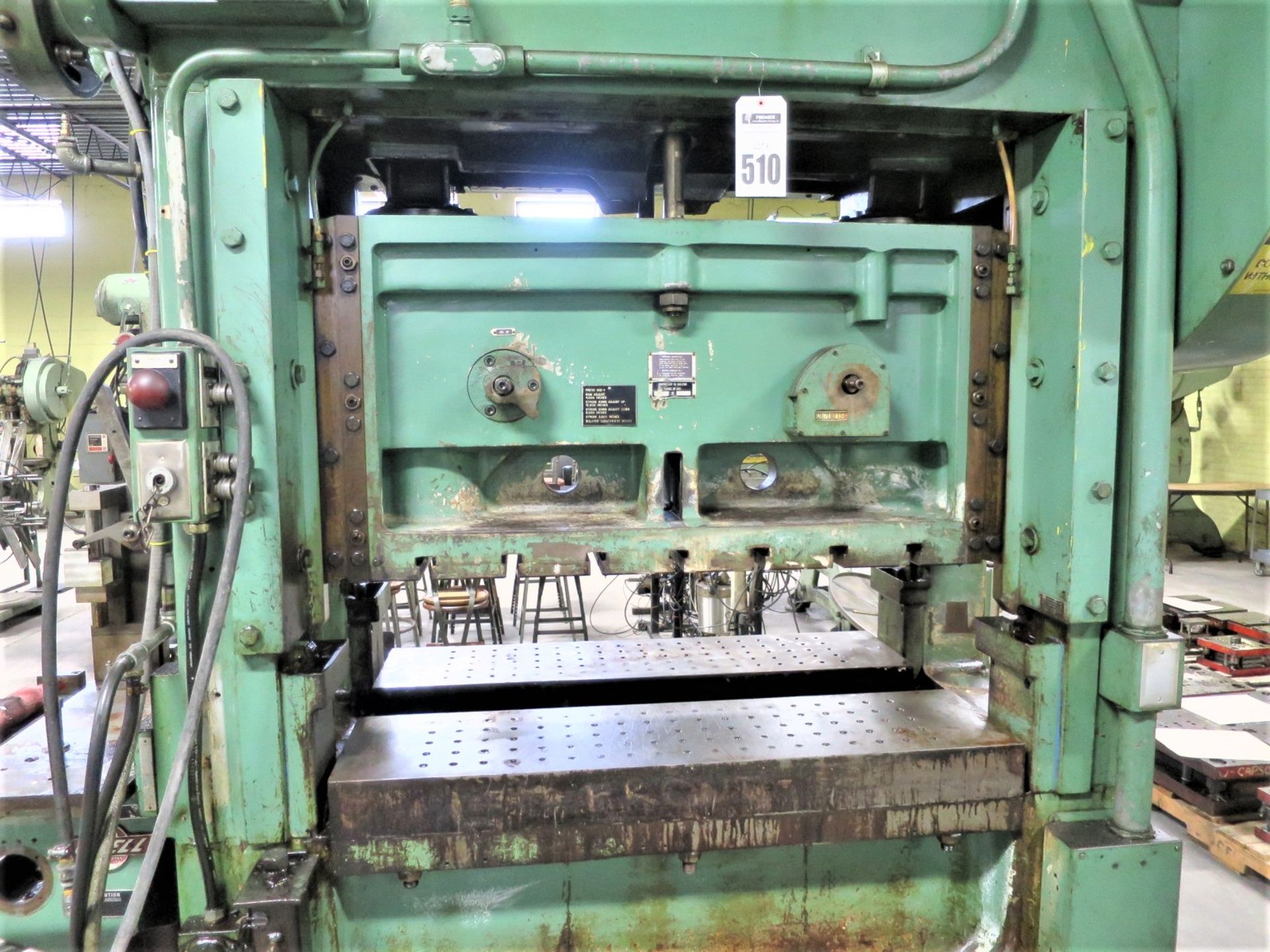 Minster 100 Ton Piece-Maker Variable Speed Stamping Press Model P2-100-48, Sn P2-100-23653 48" x 31" - Image 2 of 7