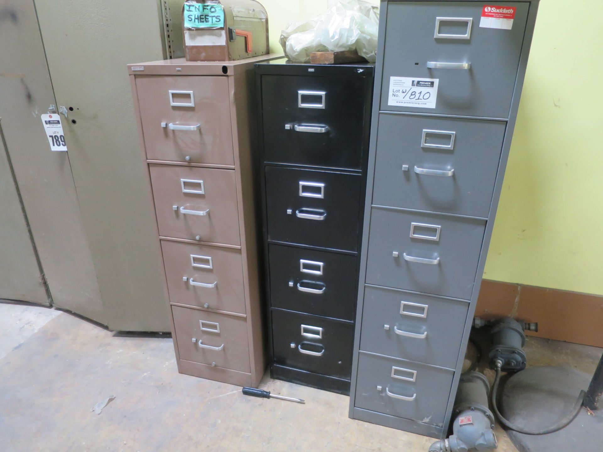 (7) File Cabinets - Image 2 of 2