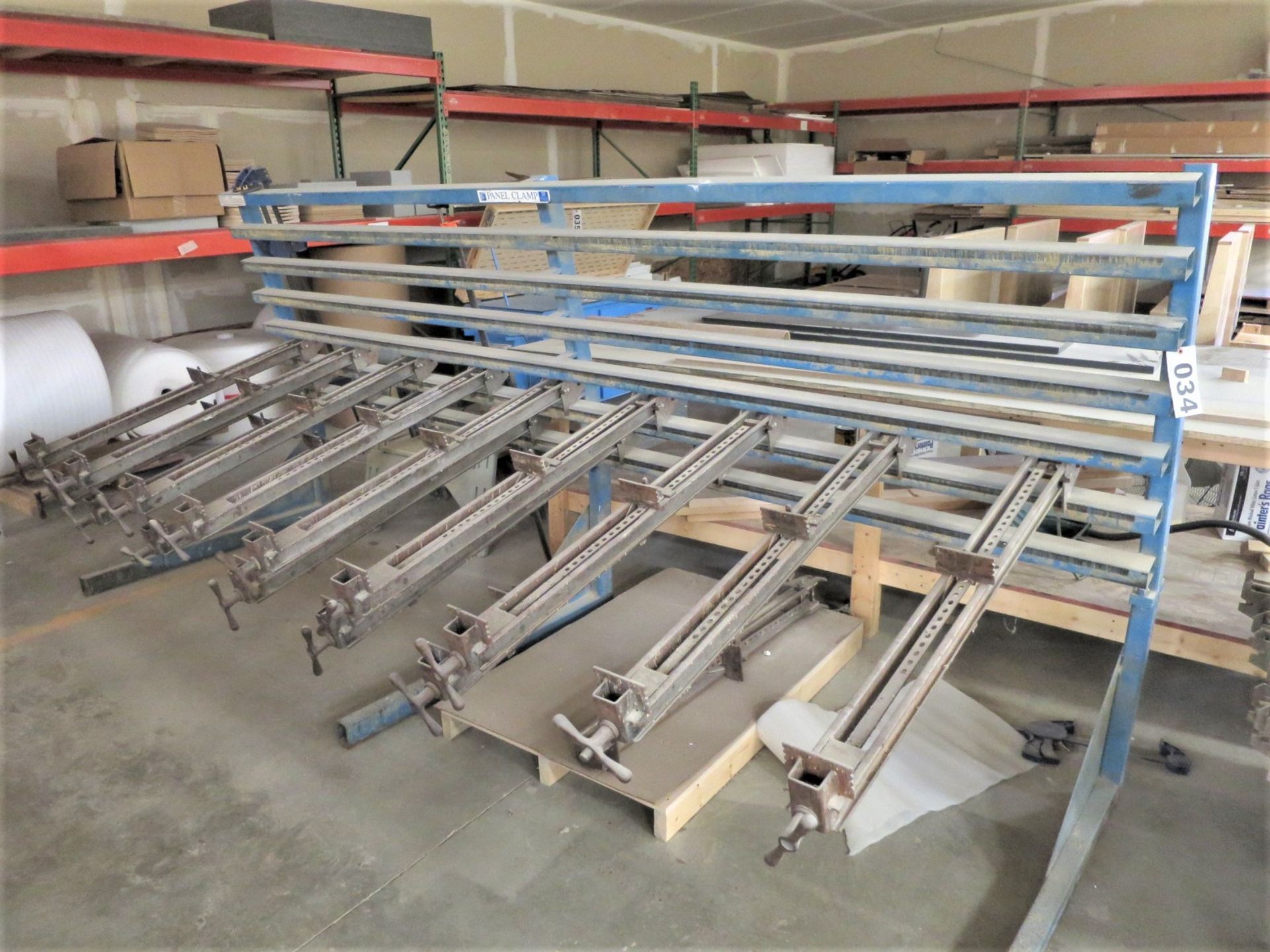 Panel Clamp Model 79B6 12' Table with approx. (30) clamps
