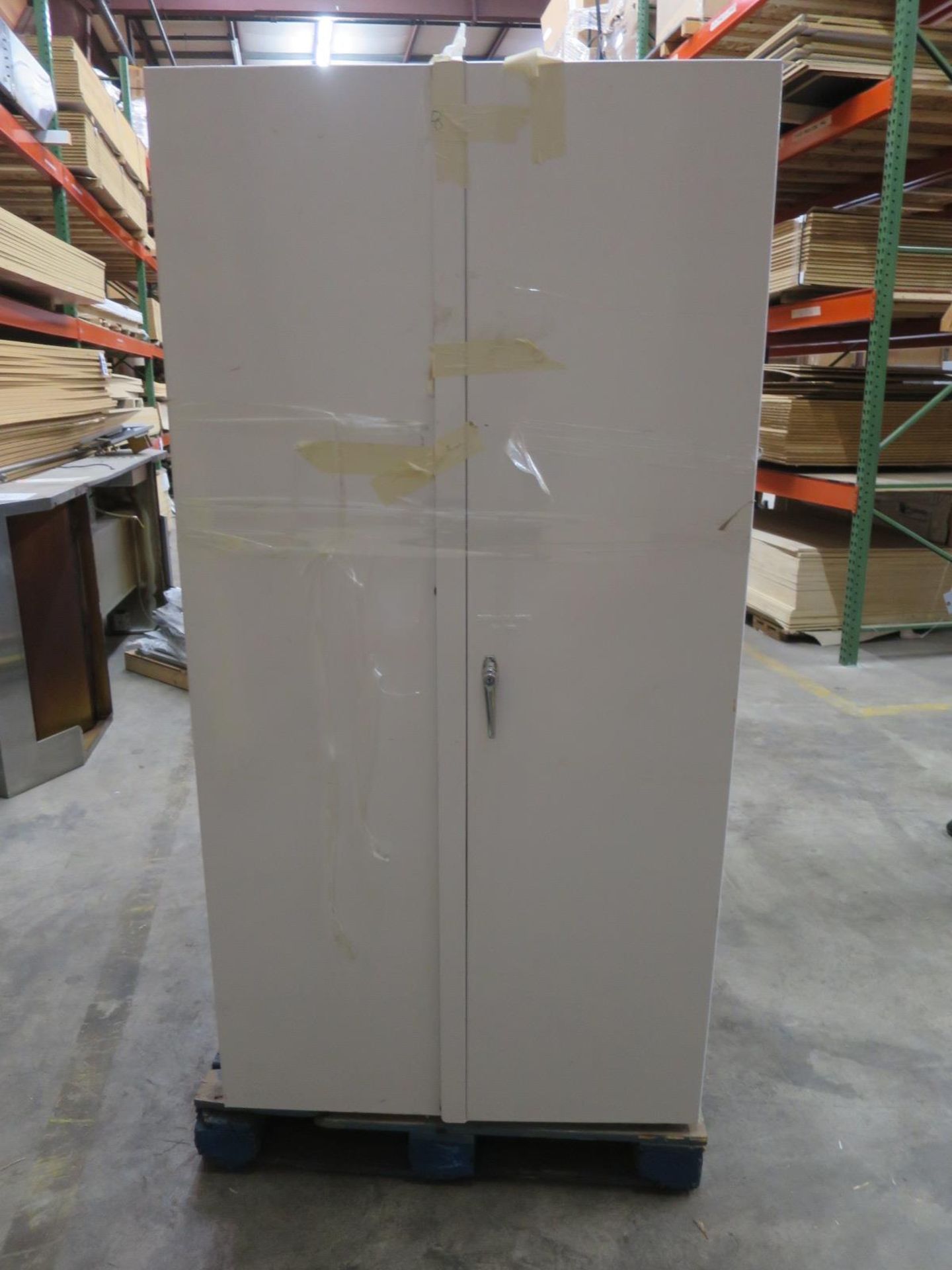 (2) 6' Heavy duty Metal part cabinets - Image 2 of 3