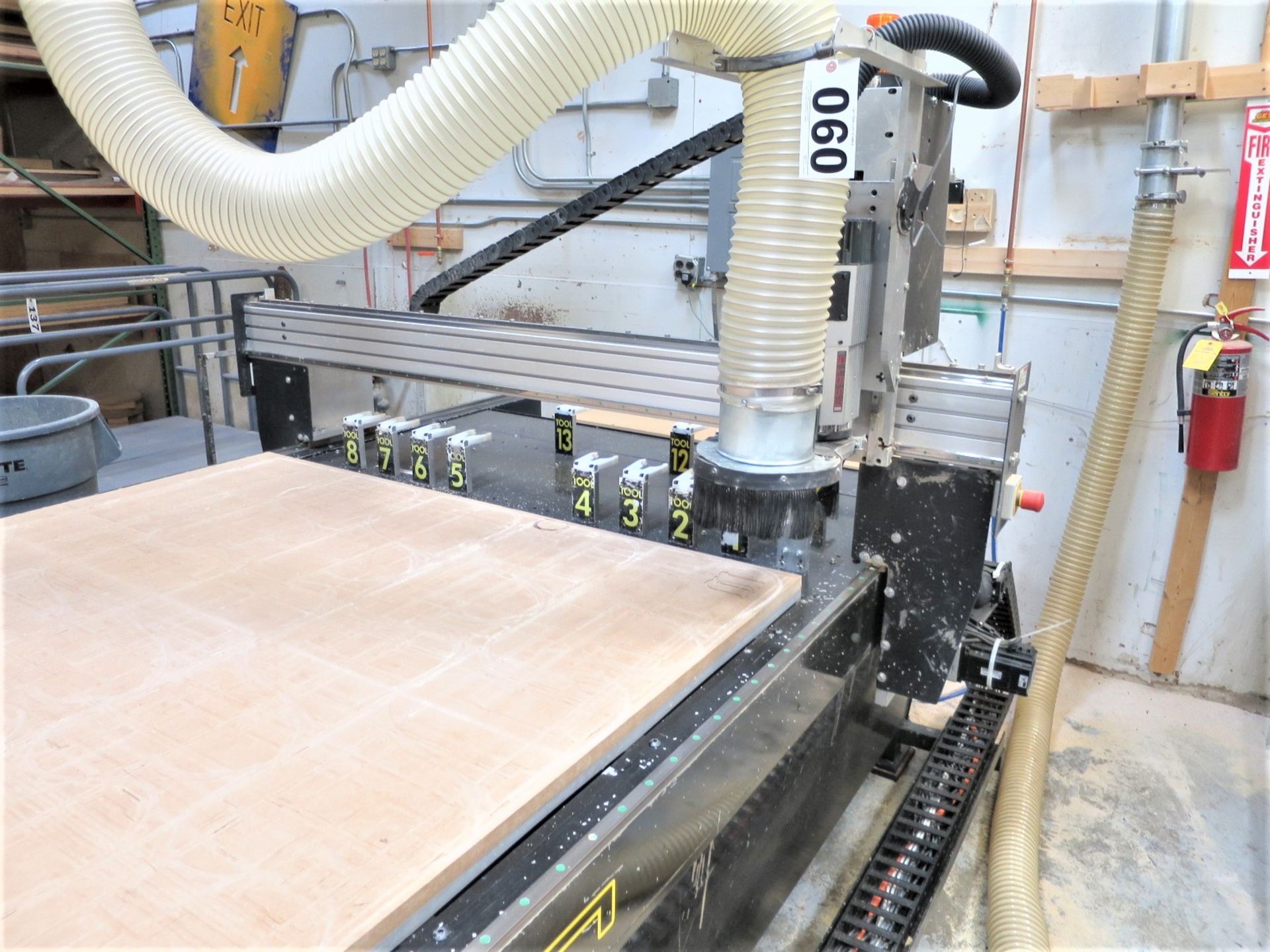 2013 EZ Router 5' x 10' Scorpion CNC Router with 10hp Becker pump, SN SC082713SCAS4B641V - Image 2 of 15