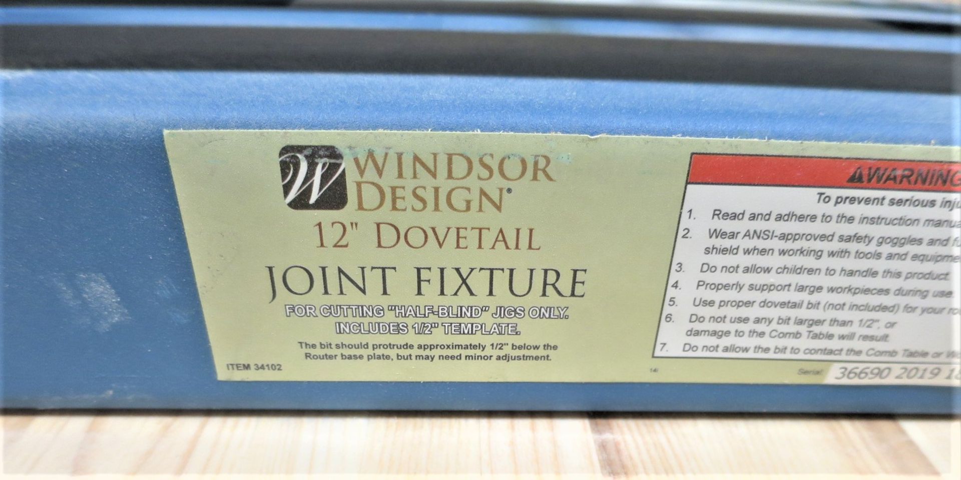 Windsor Design 12" Dovetail Joint Fixture - Image 2 of 2