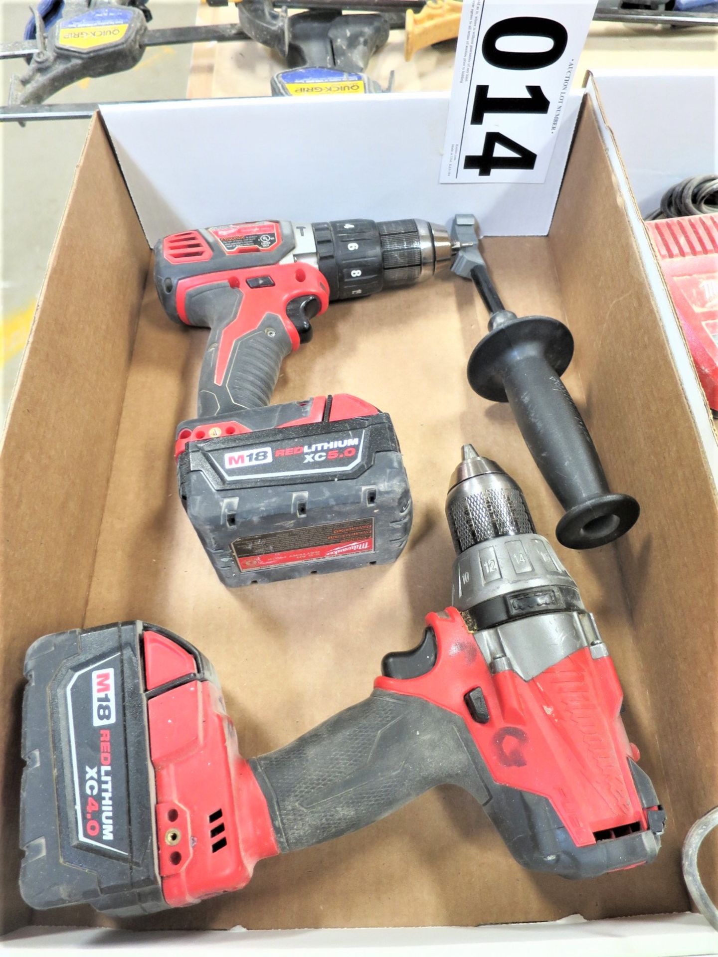 Milwaukee 1/2" Hammer Drill and 1/2" Drill