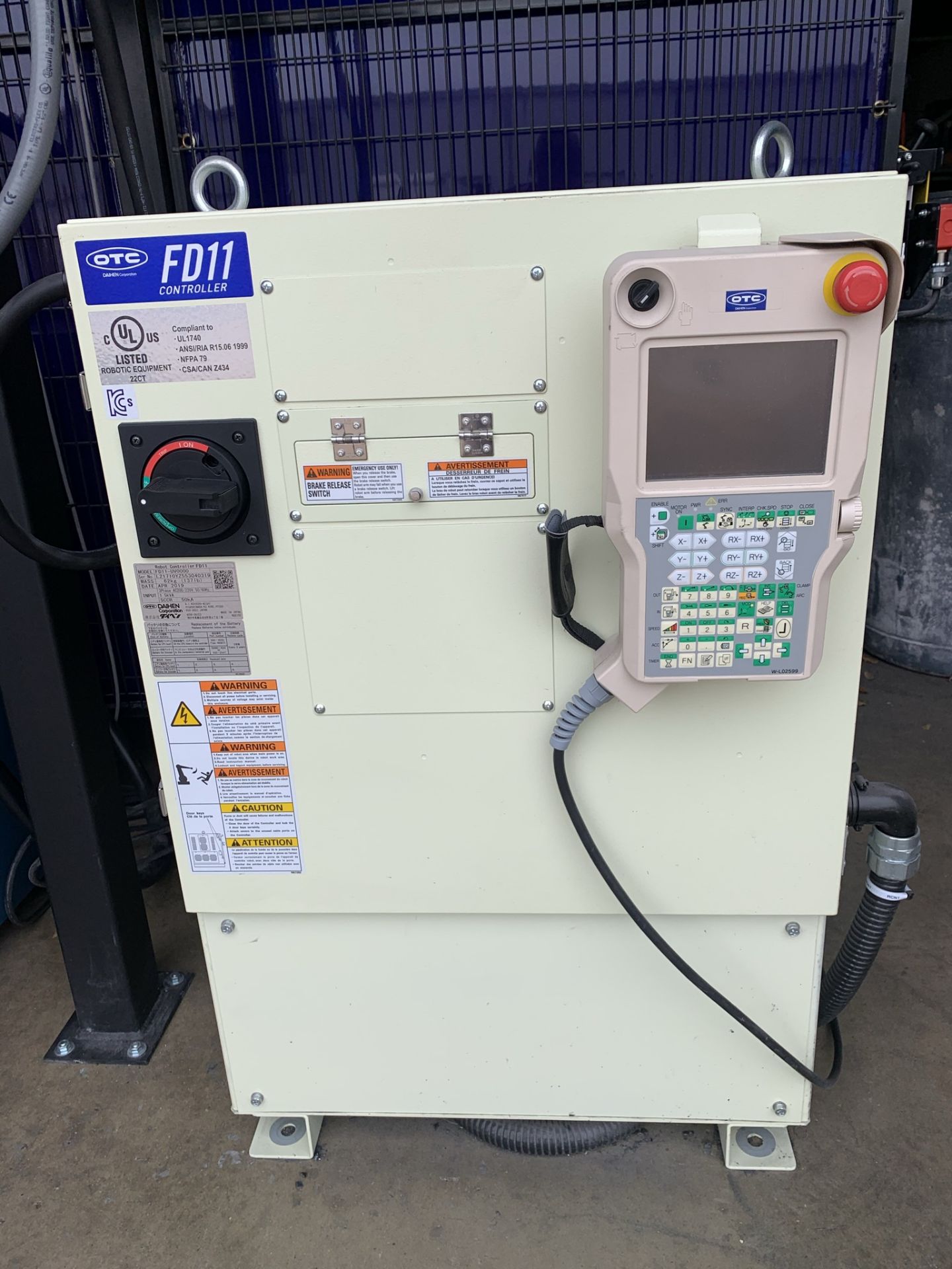 OTC Daihen ECO-ARC 200B Cell With FD-V8 Manipulator, WB-P400-350Amp Pkg, New 2019 - Image 6 of 11