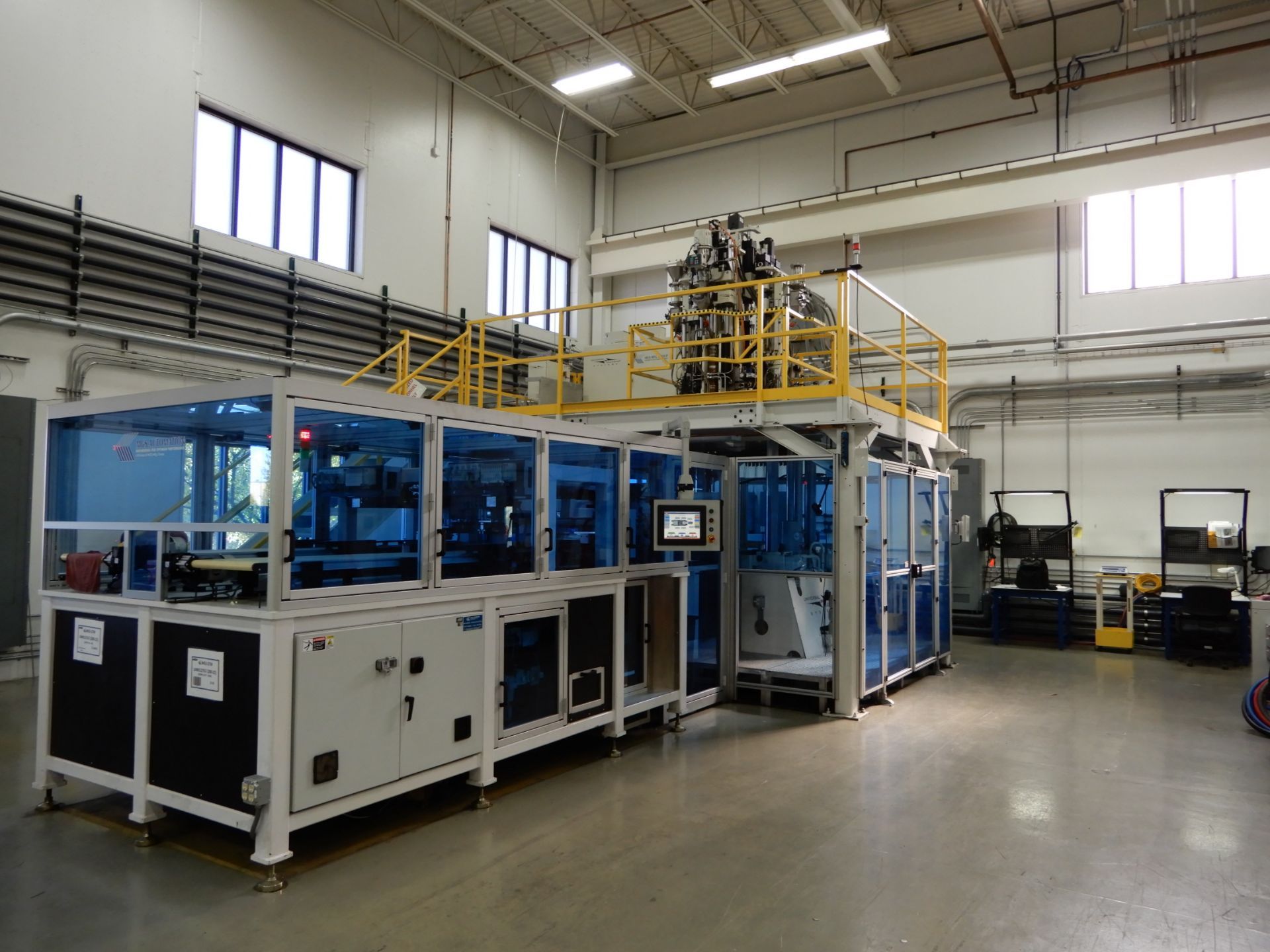 NEFF 200 Ton 4 Post Down Acting Hydraulic 4 Station(color) vertical injection molding Press