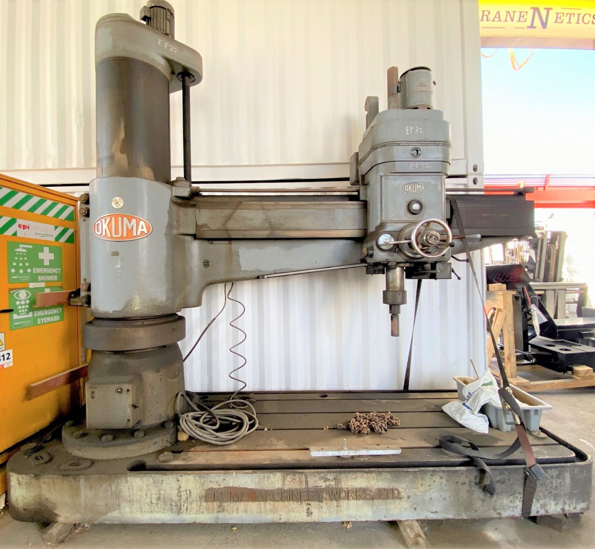 21" X 84" HEAVY DUTY RADIAL ARM DRILL PRESS