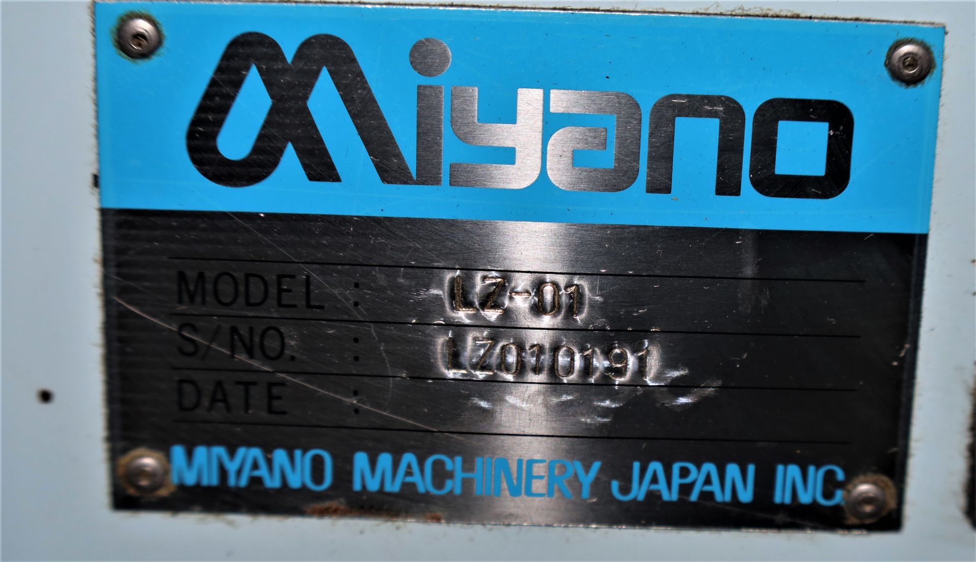 Miyano LZ-01 2-Axis Turning Center w/Auto Load/Unload System, S/N LZ010191 - Image 10 of 11