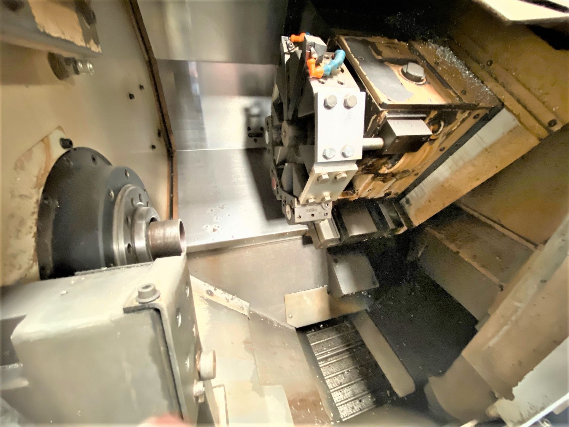 MORI SEIKI CL-20 CNC CHUCKER WITH ROBOTIC LOADED STACKER - Image 4 of 11