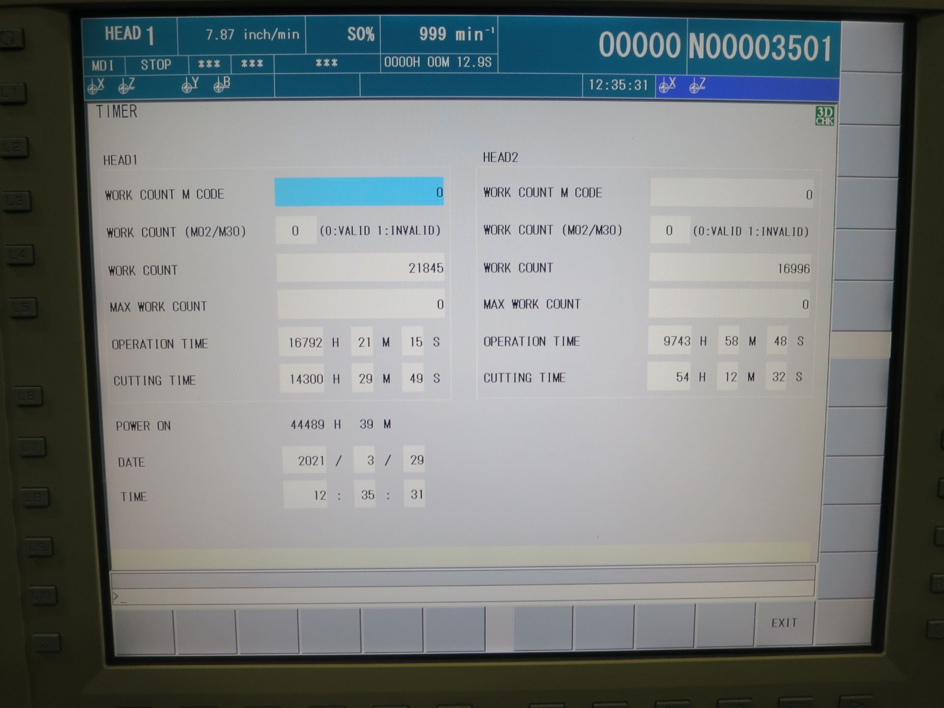 Mori Seiki NT1000WZ Multi-Axis CNC Turn Mill Center, New 2009 - Image 8 of 14