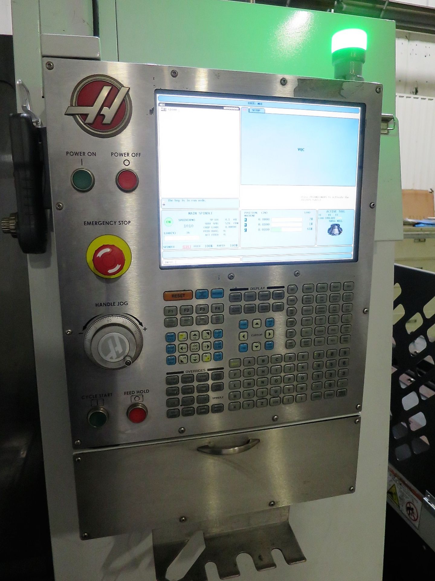 Haas VF-4SS 3-Axis Precision CNC Vertical Machining Center, S/N 1091970, New 2012 - Image 2 of 12