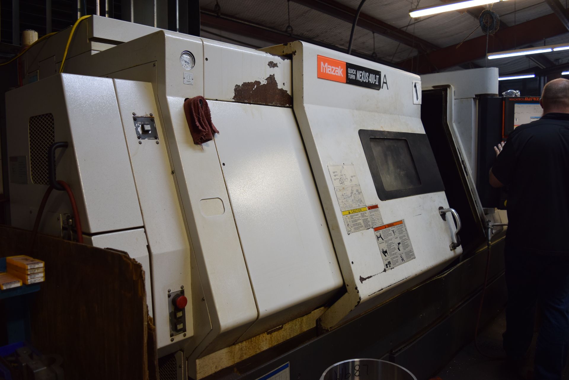 Mazak QTN-400-II CNC Lathe, S/N 193812, New 2007