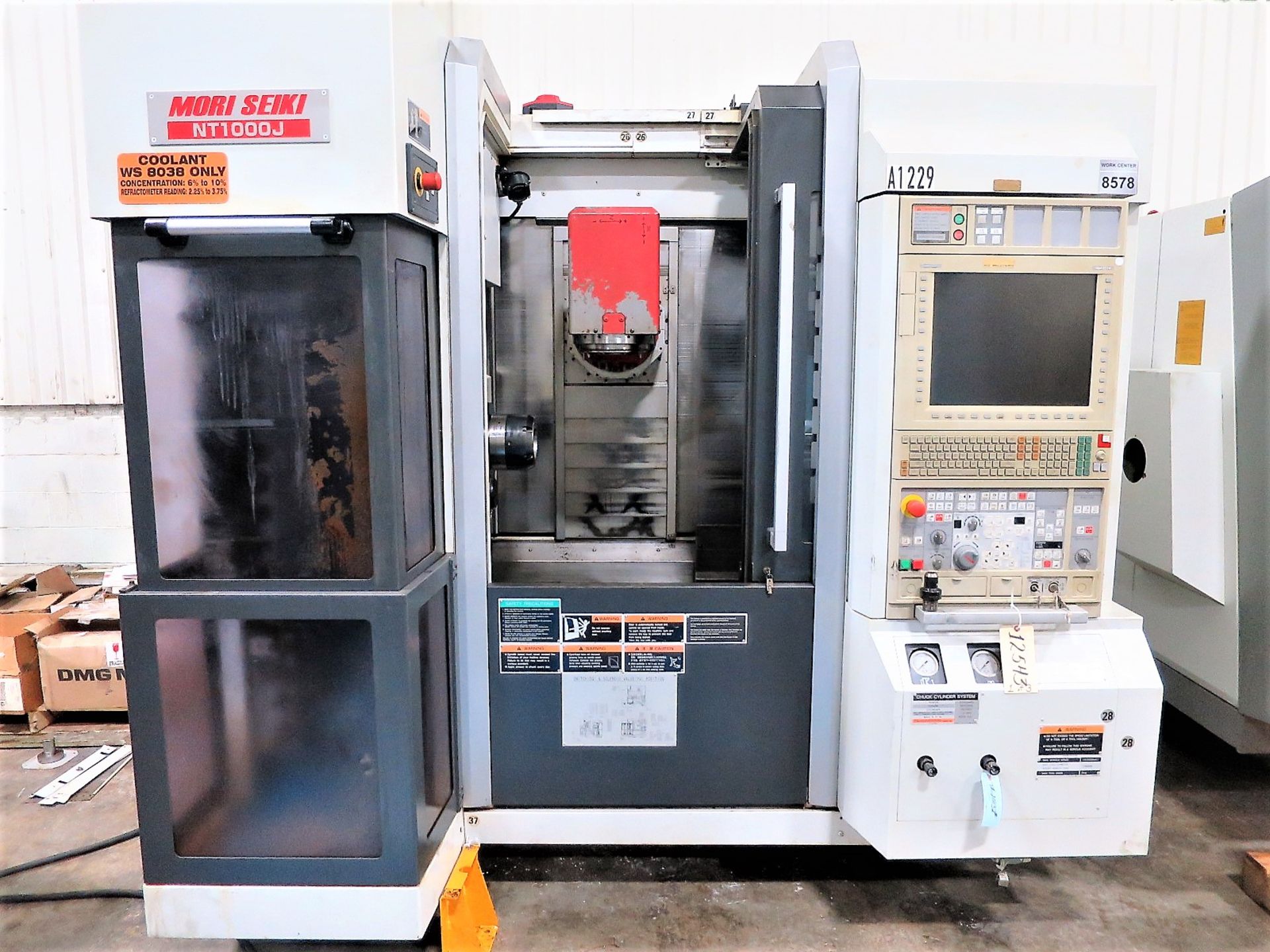 Mori Seiki NT1000WZ Multi-Axis CNC Turn Mill Center, New 2009