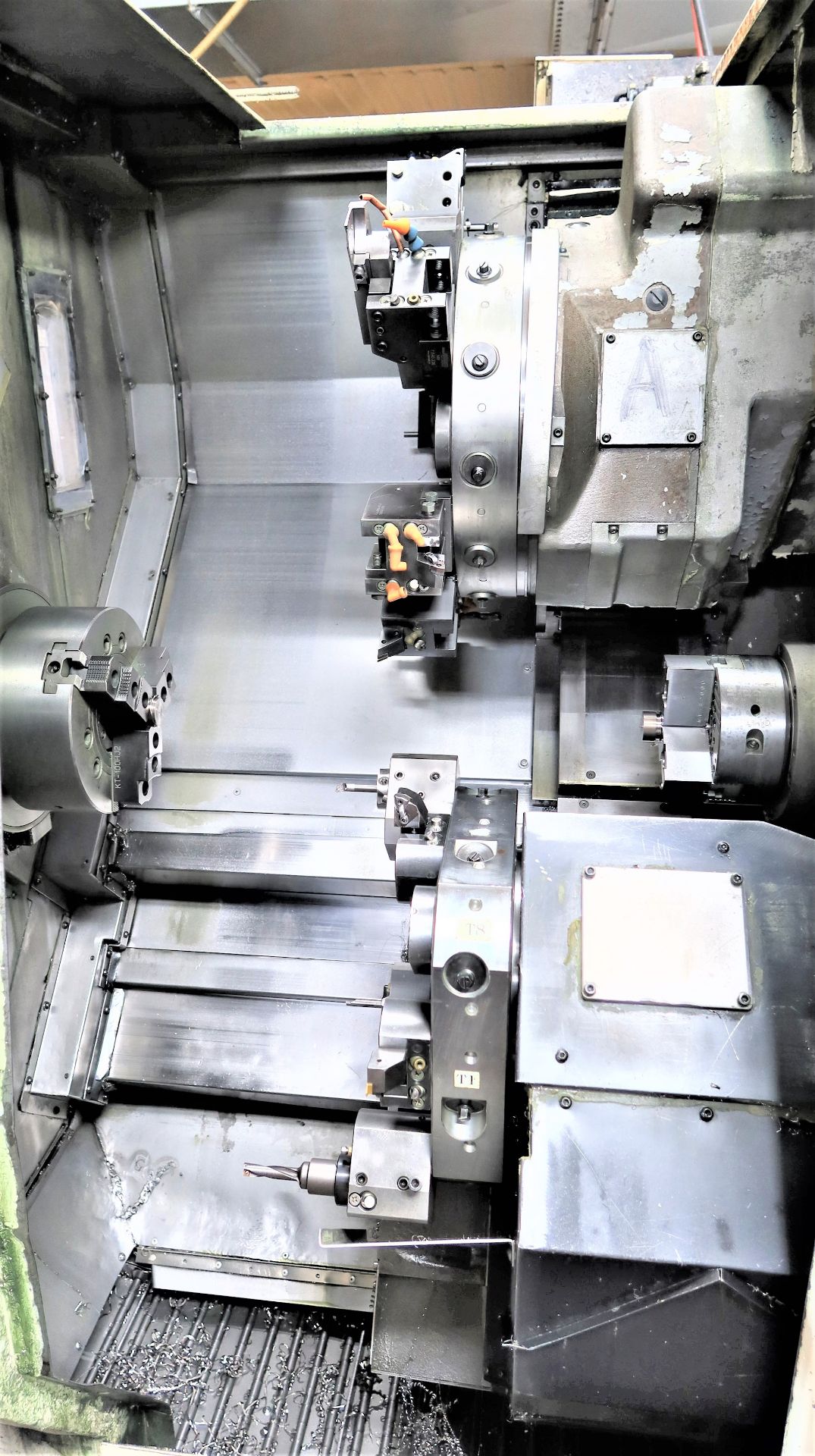 Okuma LU-15II-MW 4-Axis CNC Turning Center w/Live Tools & Sub Spindle, S/N 0474 - Image 3 of 14