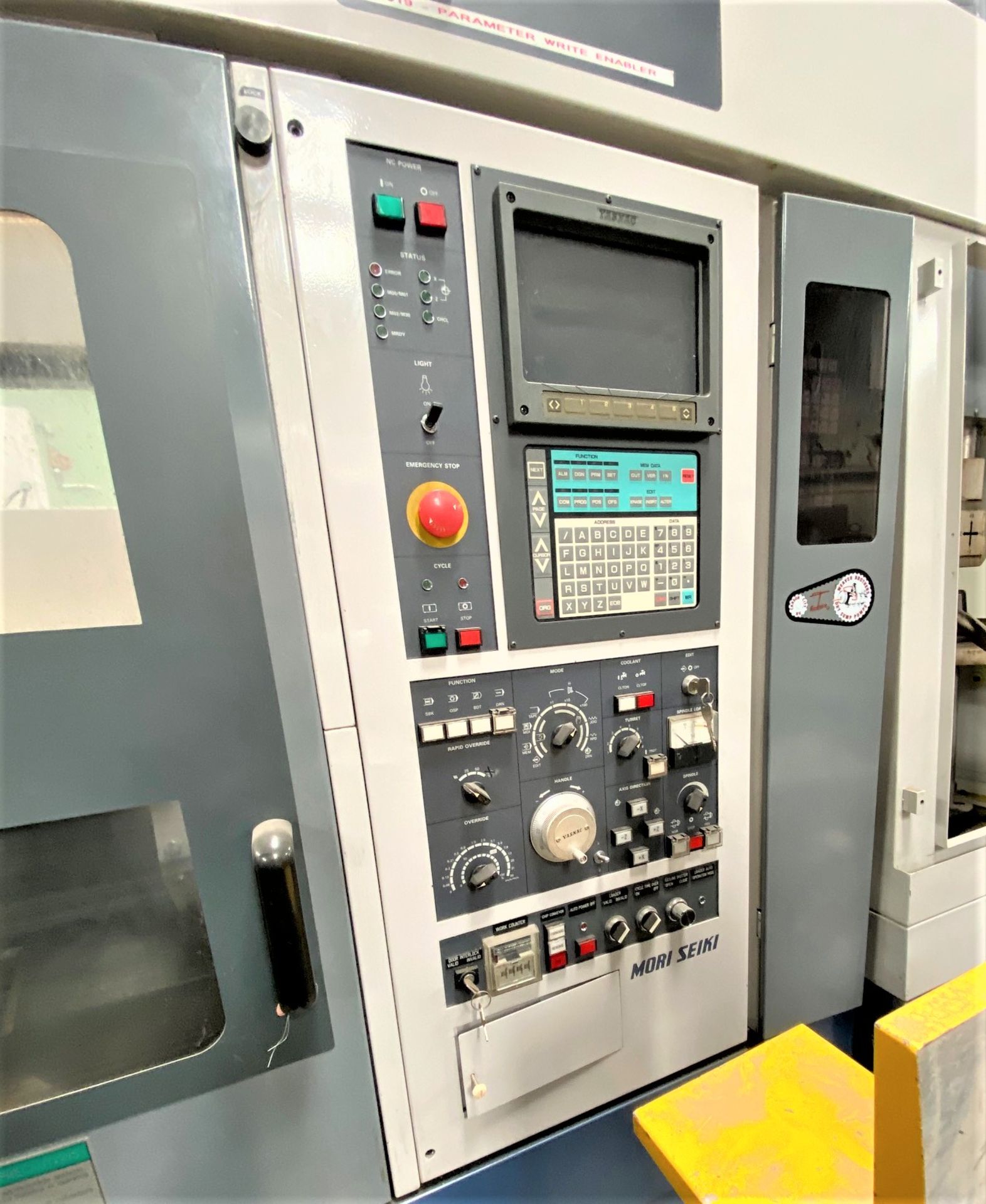 MORI SEIKI CL-20 CNC CHUCKER WITH ROBOTIC LOADED STACKER - Image 2 of 11