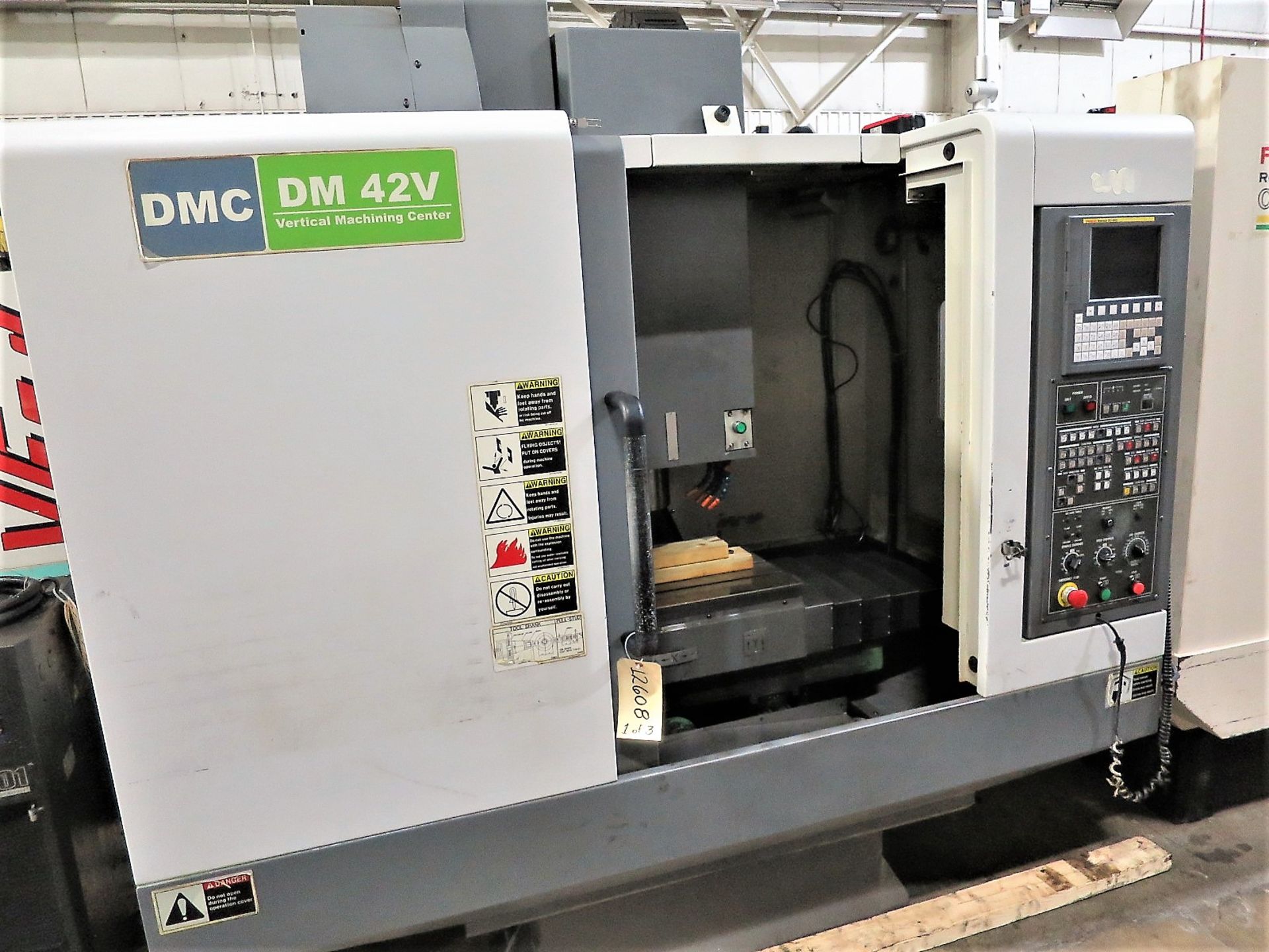 DMC DM 42V 3-Axis CNC Vertical Machining Center, S/N 4250026, New 2013