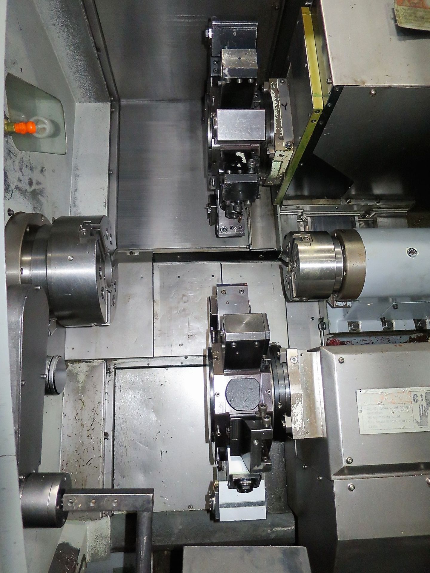 2006 Doosan Z290-SMY Twin Spindle, Twin Turret CNC Lathe W/Milling & Y-Axis, S/N LXH1031, New 2006 - Image 5 of 12