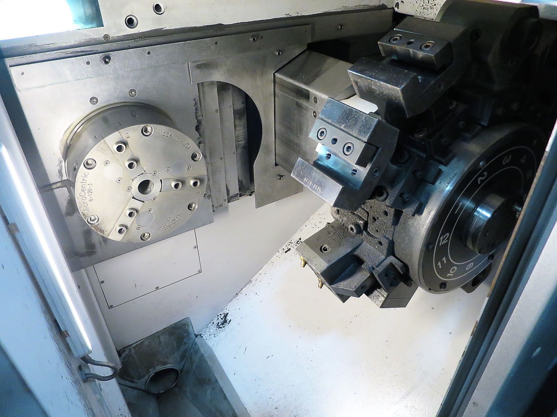 Okuma 2SP-150HM Twin Spindle 3-Axis Turning Center w/Live Milling, S/N 156690, New 2011 - Image 5 of 12