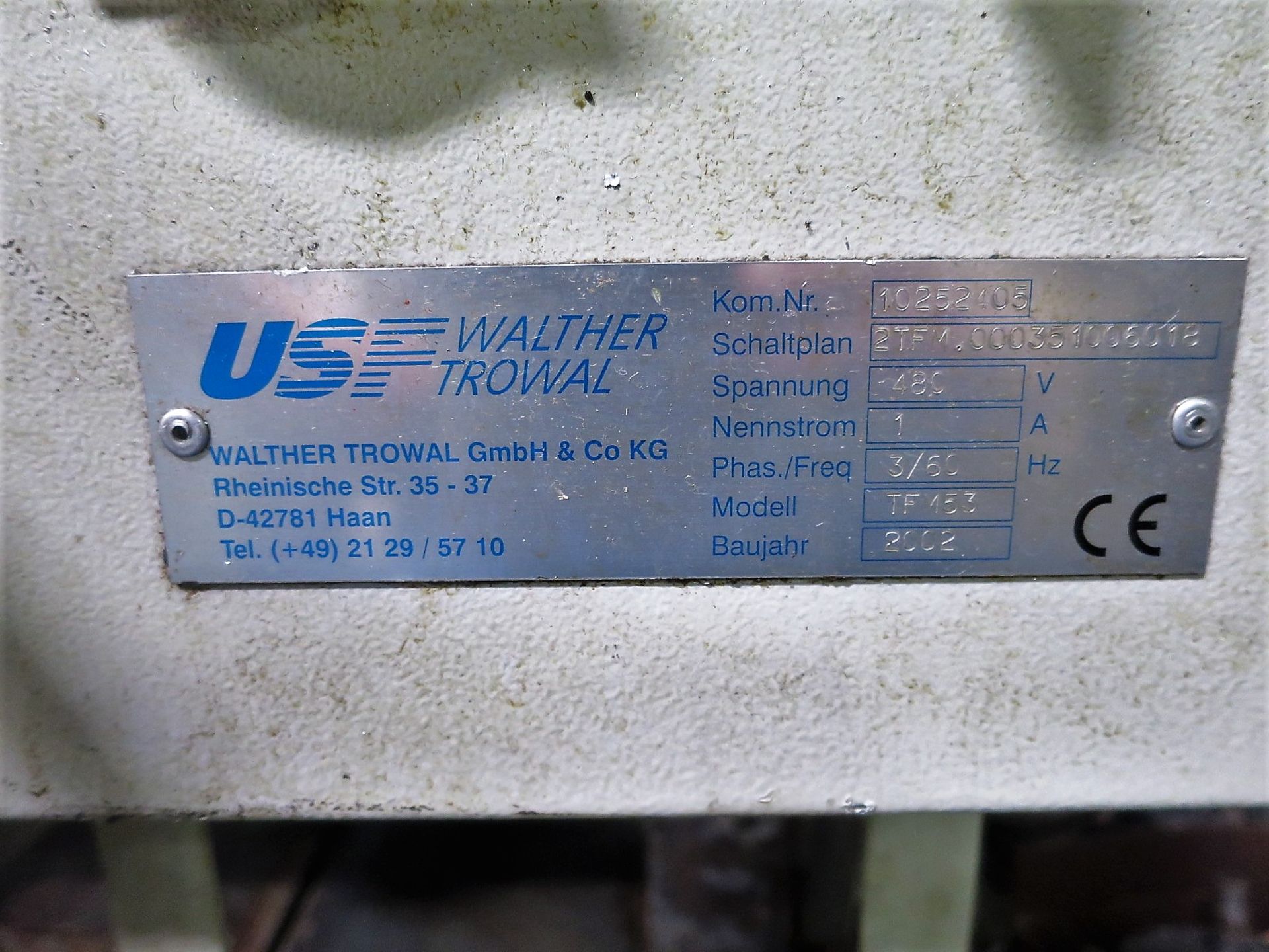 Walther Trowal TFM53 Vibratory Finisher Heavy Duty Burrishing, S/N 10252405, New 2002 - Image 4 of 4