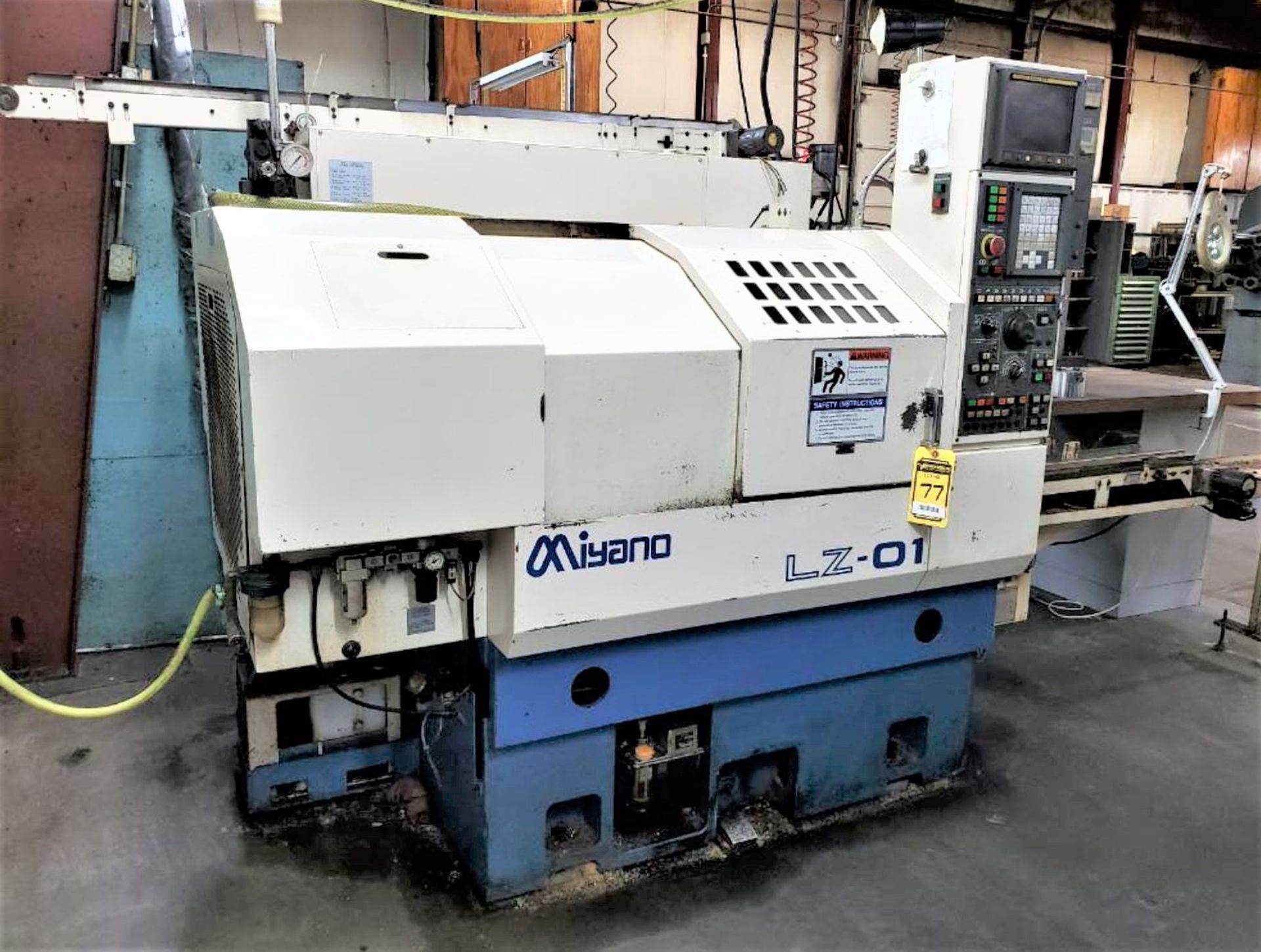 Miyano Model LZ-01 2-Axis Turning Center w/Auto Load/Unload System, S/N LZ010223, New 2001 - Image 5 of 13
