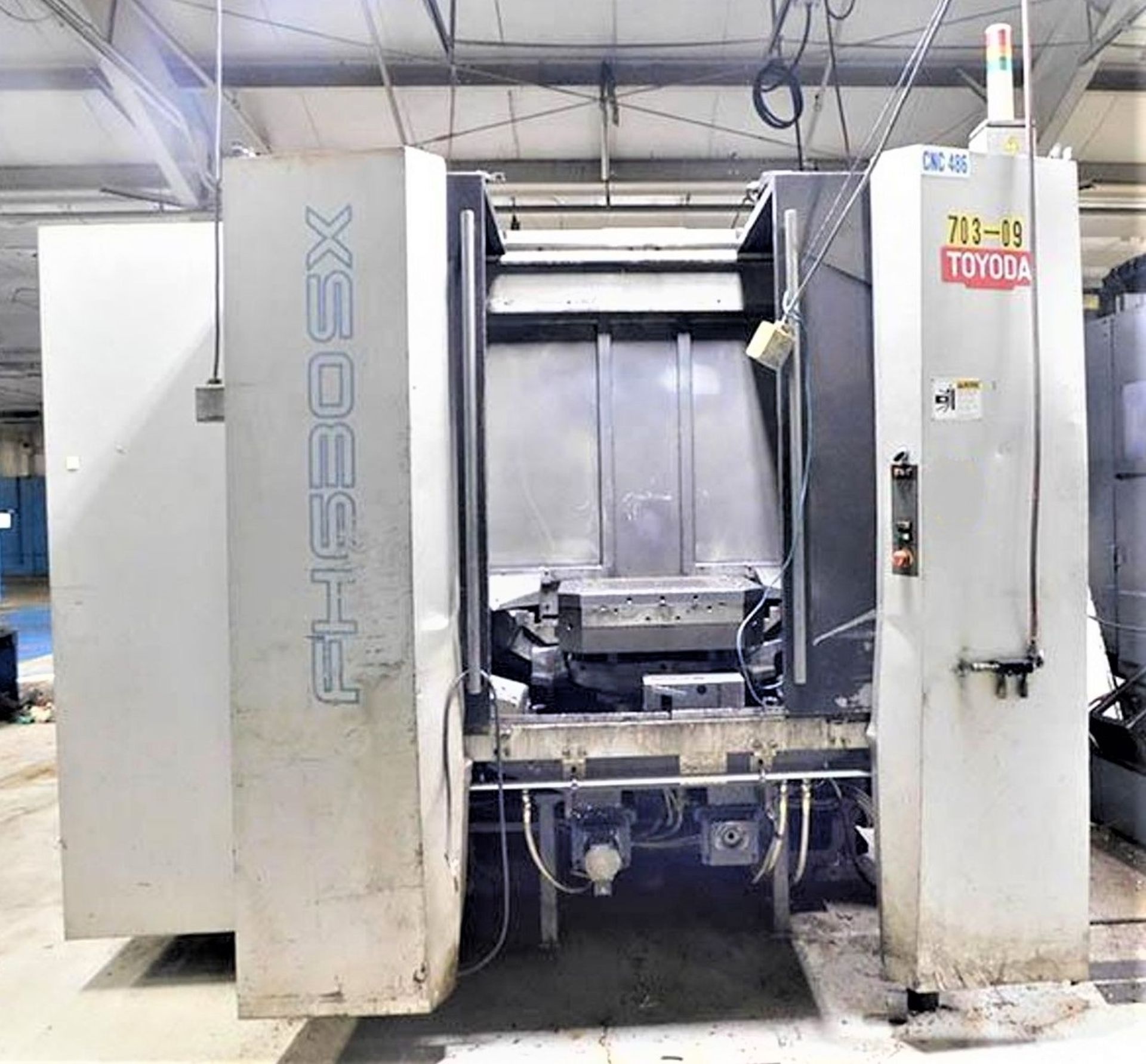 24.8" X 24.8" Pallets Toyoda FH630SX CNC 4-Axis Horizontal Machining Center, S/N NS1429, New 2006