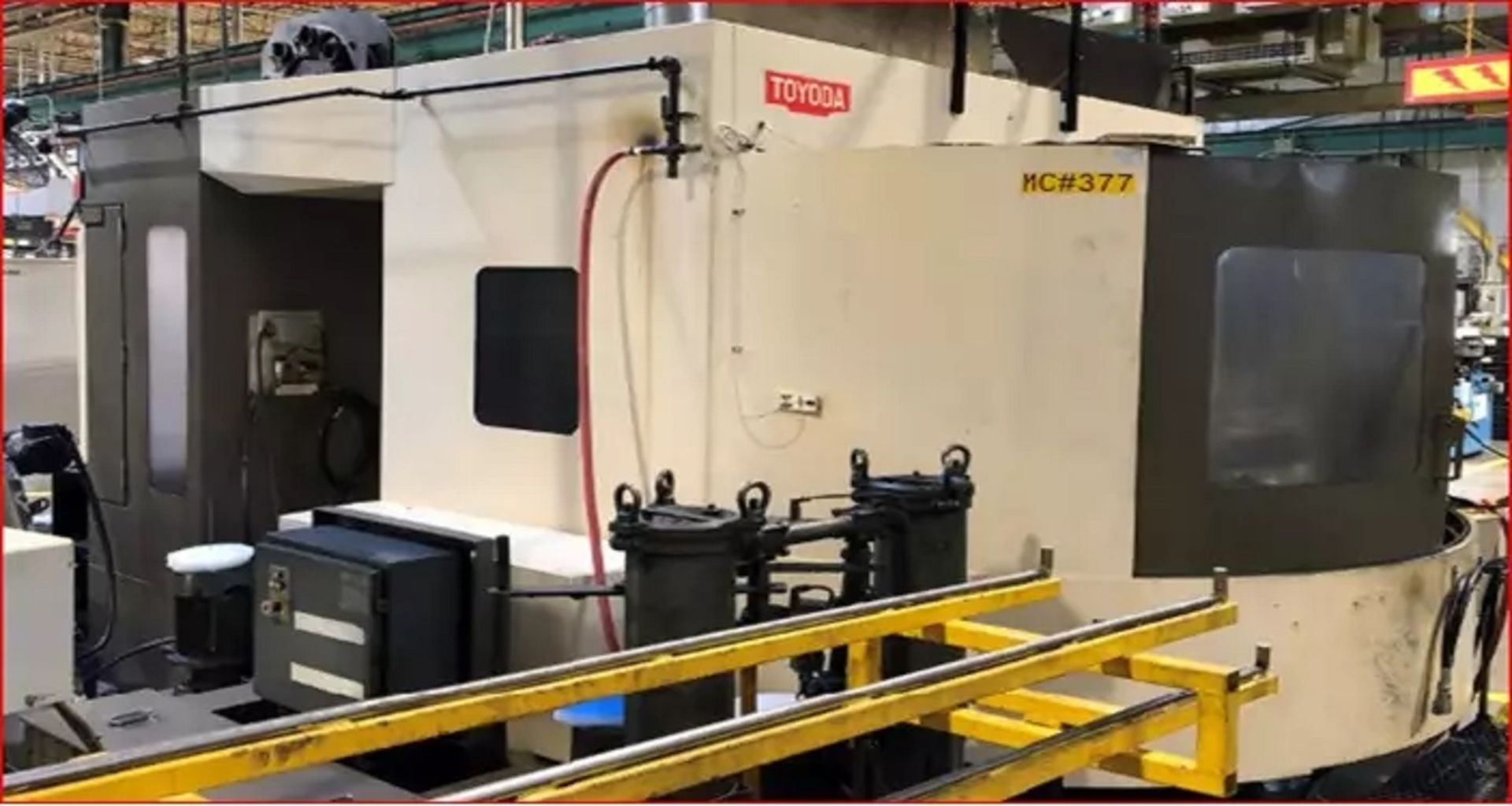 24.8" X 24.8" Pallets Toyoda FH630SX CNC 4-Axis Horizontal Machining Center, S/N NS1429, New 2006 - Image 10 of 10