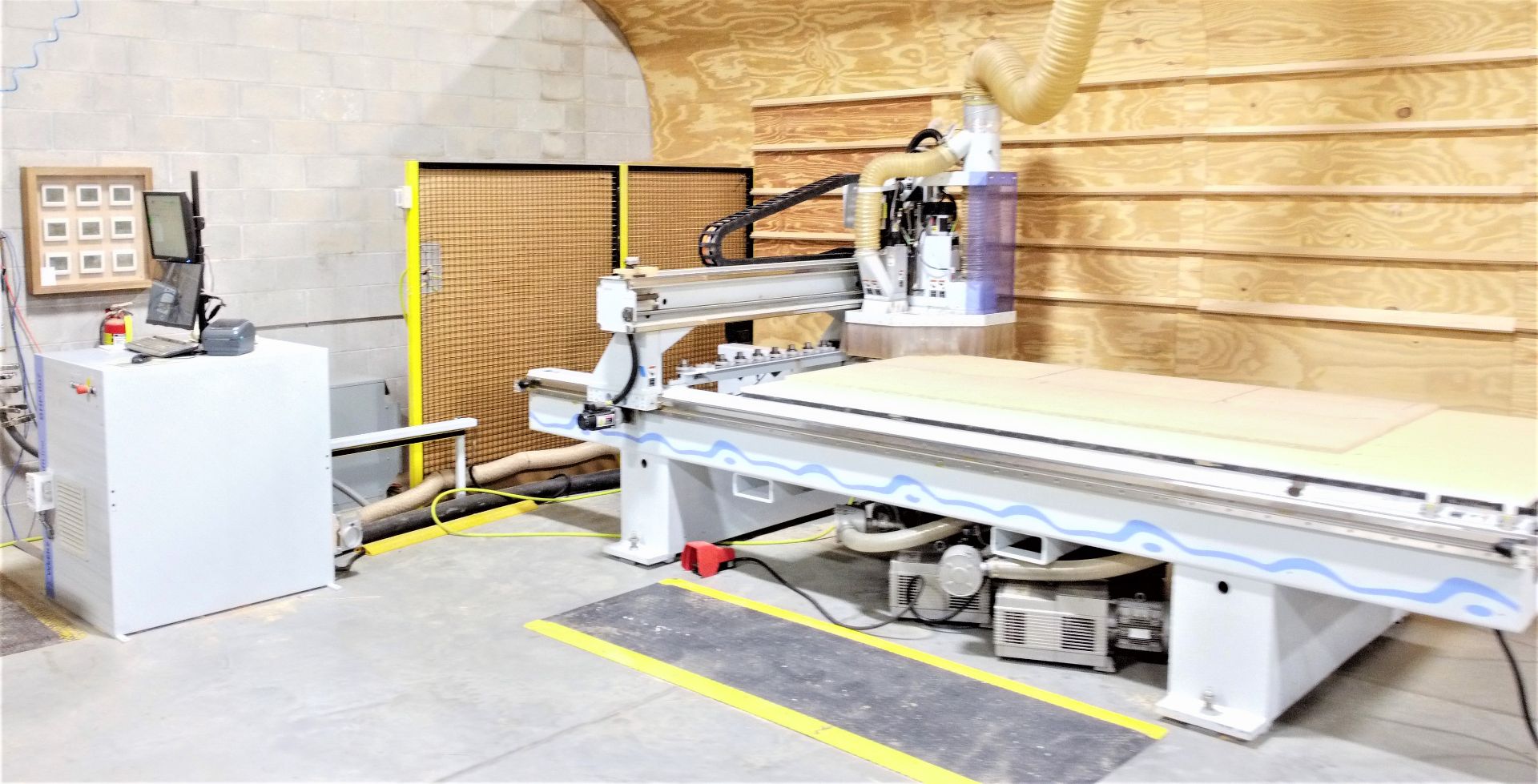 Weeke Vantech Profiline BHP 007/510 3-Axis CNC Router, S/N 0-250-24-0031, New 2011