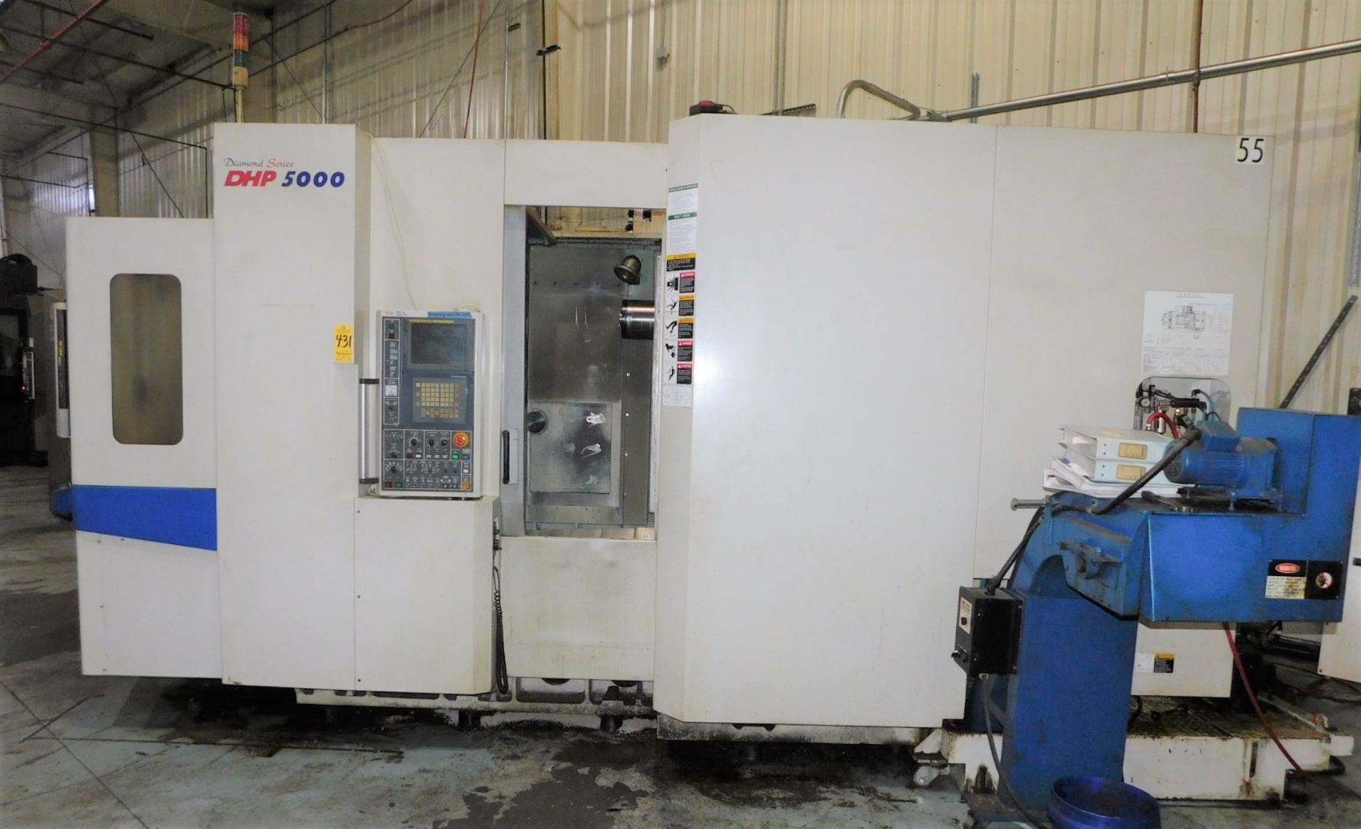 20"x20" Doosan DHP-5000 CNC 4-Axis Horizontal Machining Center, S/N HP510088, New 2007 - Image 12 of 20