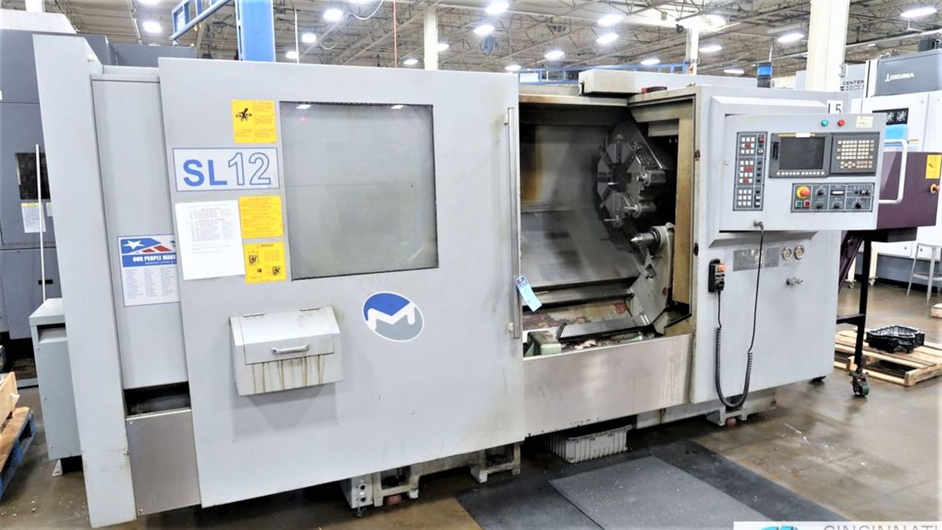 Milltronics SL12/Microcut 92HTL 2-Axis CNC Lathe, S/N 091511108, New 2009