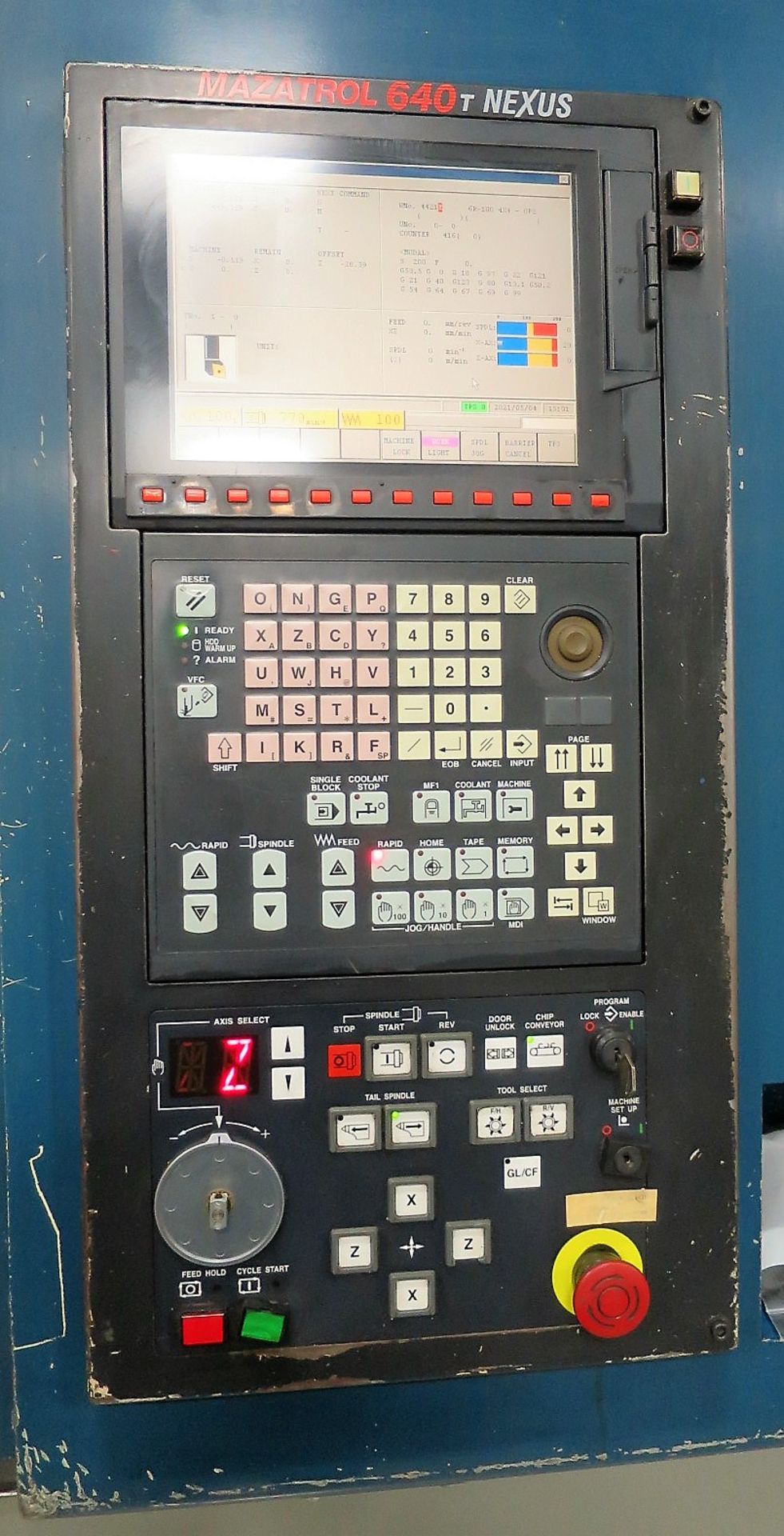 SOLD BY MAKE OFFER Mazak Quick Turn 200 QTN-200 CNC Lathe, S/N 167162, New 2004 - Image 2 of 11