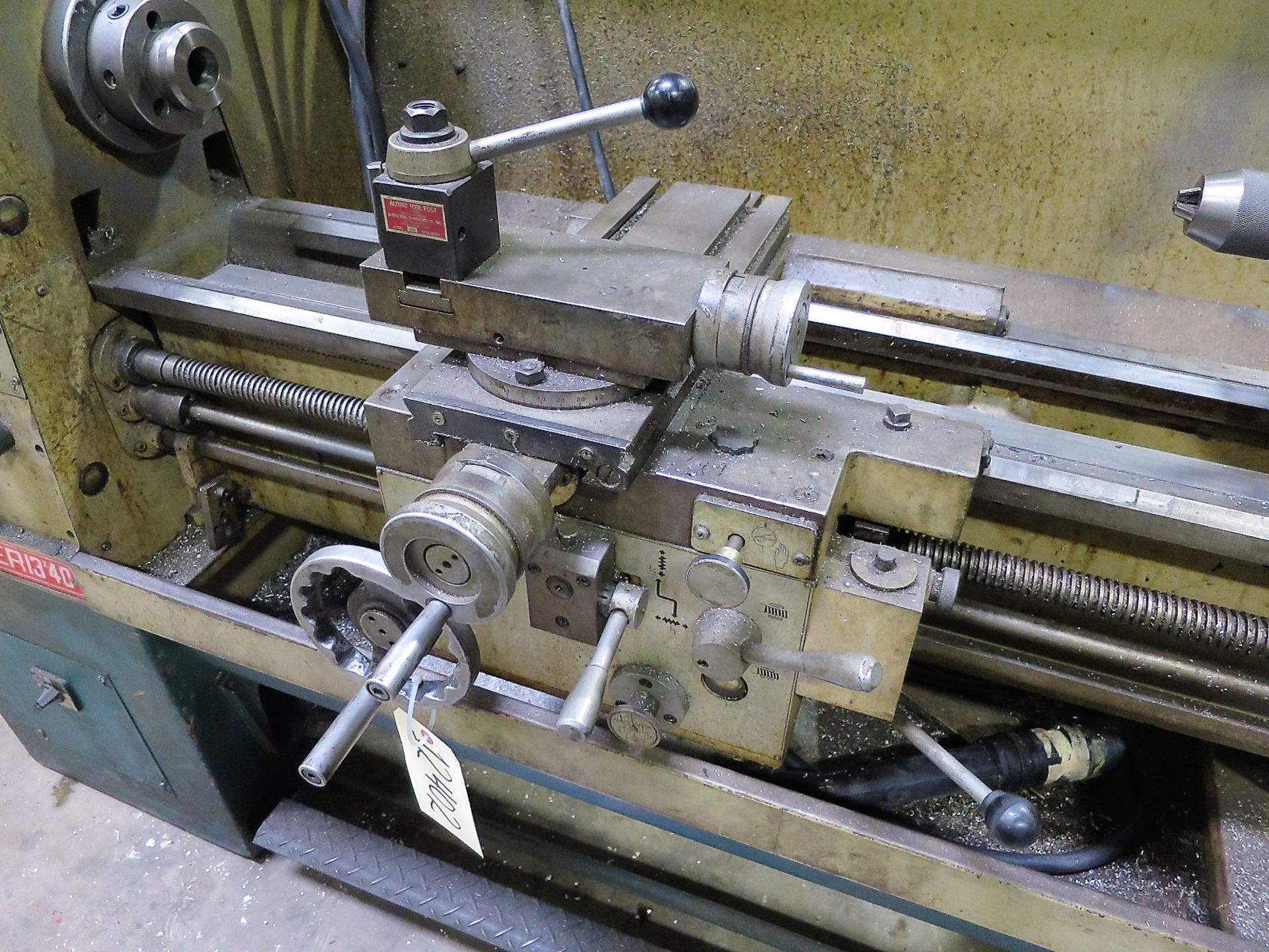 Turn master 1340 40" Center High Precision Engine Lathe, S/N 13482040499 - Image 4 of 6