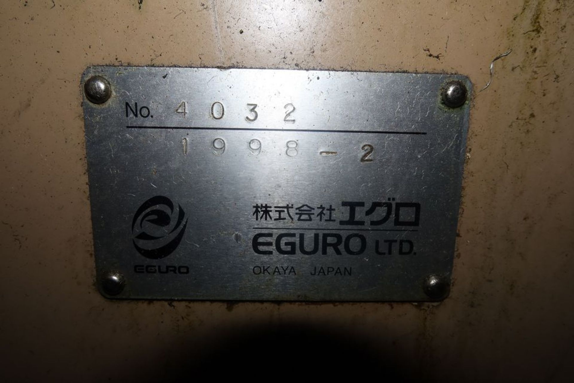 EGURO NUCLET-10GL GANG TYPE SLIDE CNC LATHE, S/N 4032 - Image 5 of 7
