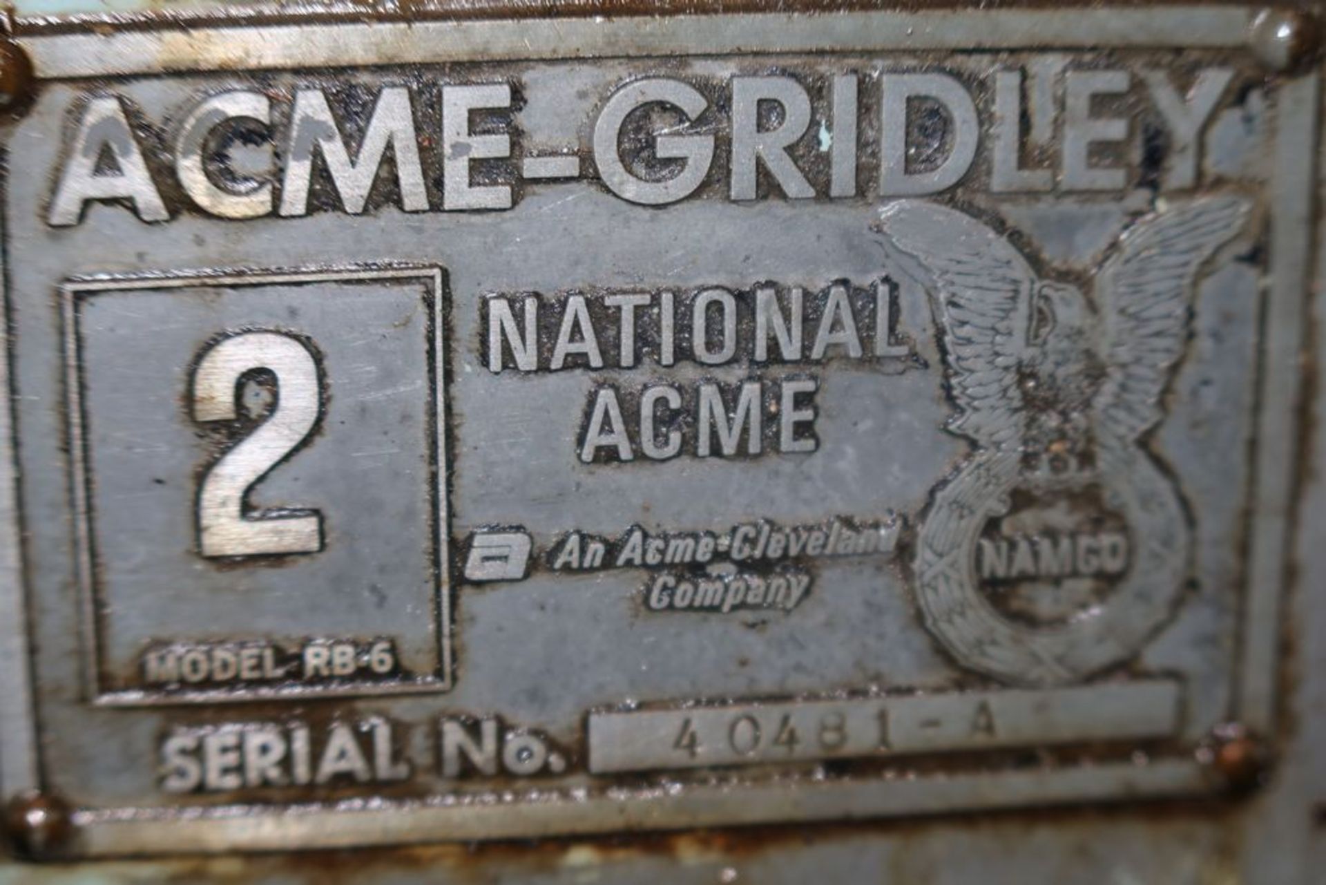 ACME GRIDLEY 2" RB-6 SCREW MACHINE, S/N 40481-A (MACHINE #3) - Image 6 of 8