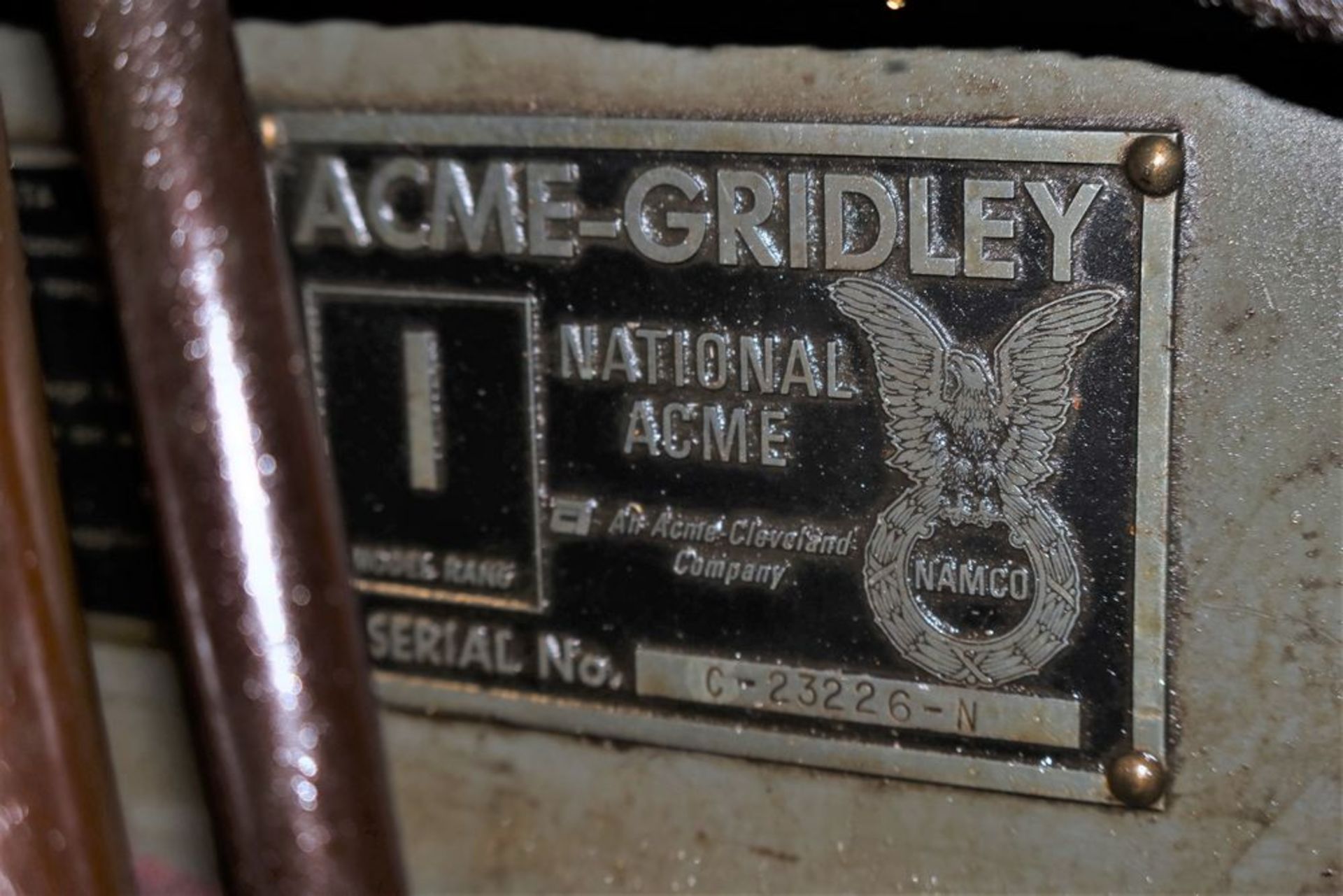 ACME GRIDLEY 1" SCREW MACHINE, S/N C23226-N (MACHINE #18) - Image 9 of 10