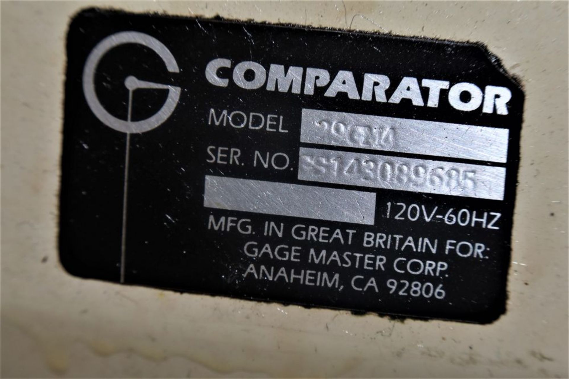 14" GAGE MASTER MODEL 29C114 OPTICAL COMPERATOR W/QUADRA-CHEK 200 DIGIITAL READOUT - Image 3 of 4