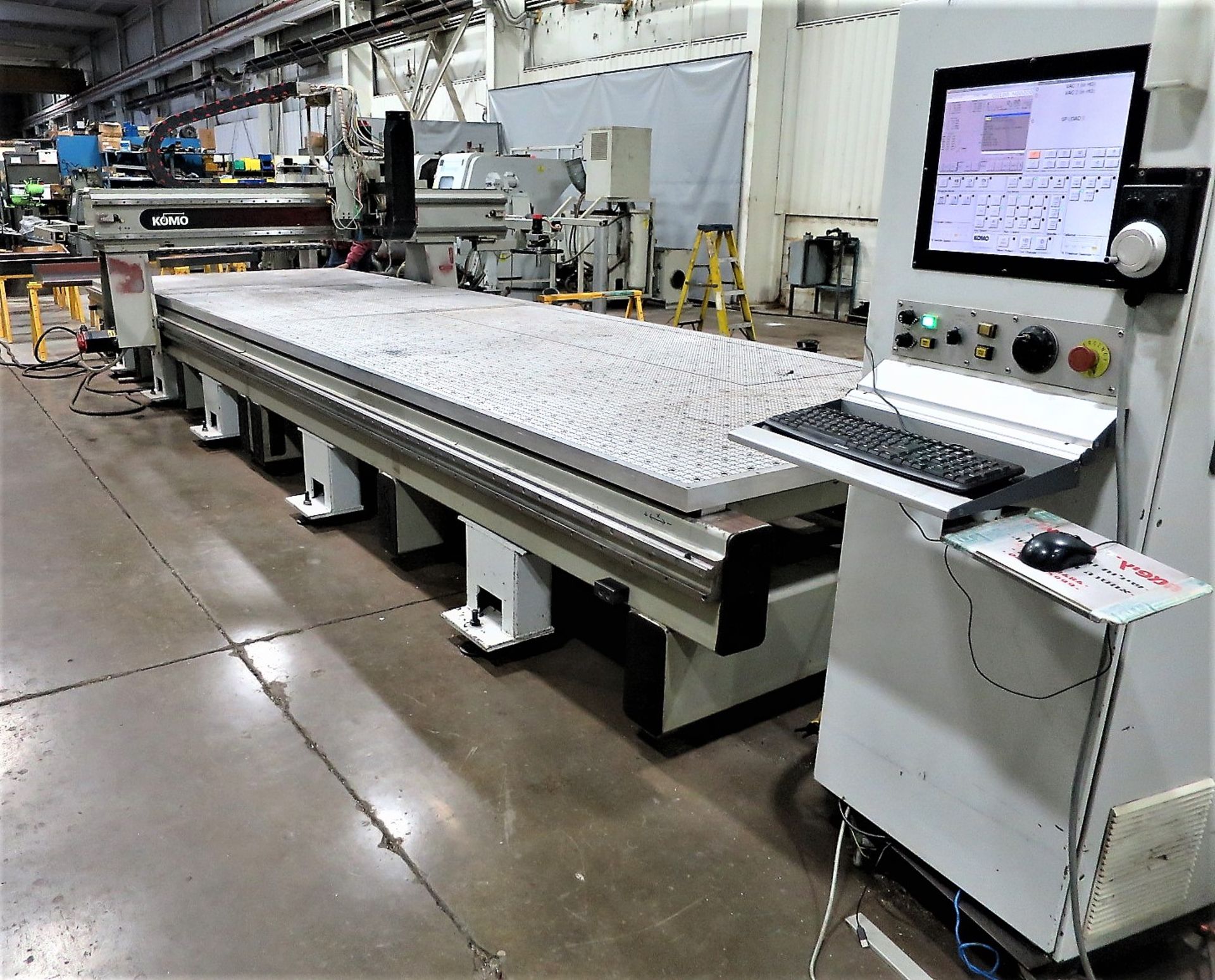 72"x280" Komo Mach One GT 636 CNC large Format Router, S/N 12178, New 2010