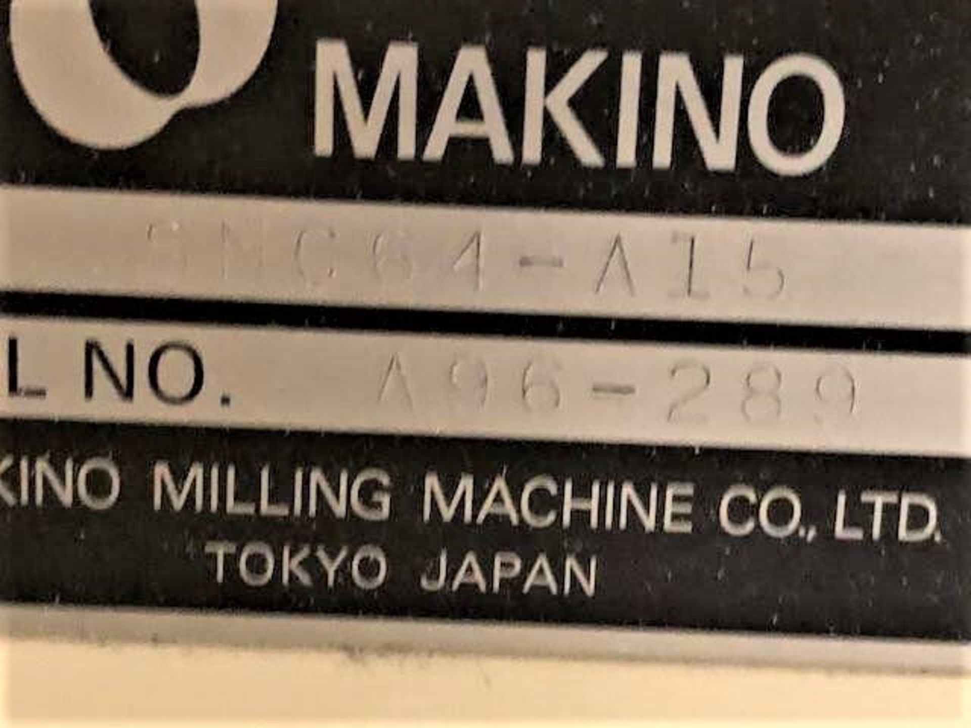 Makino SNC64-A15 CNC Graphite Milling Vertical Machine, 20,000 RPM, S/N A96-289, New 2000 - Image 6 of 6